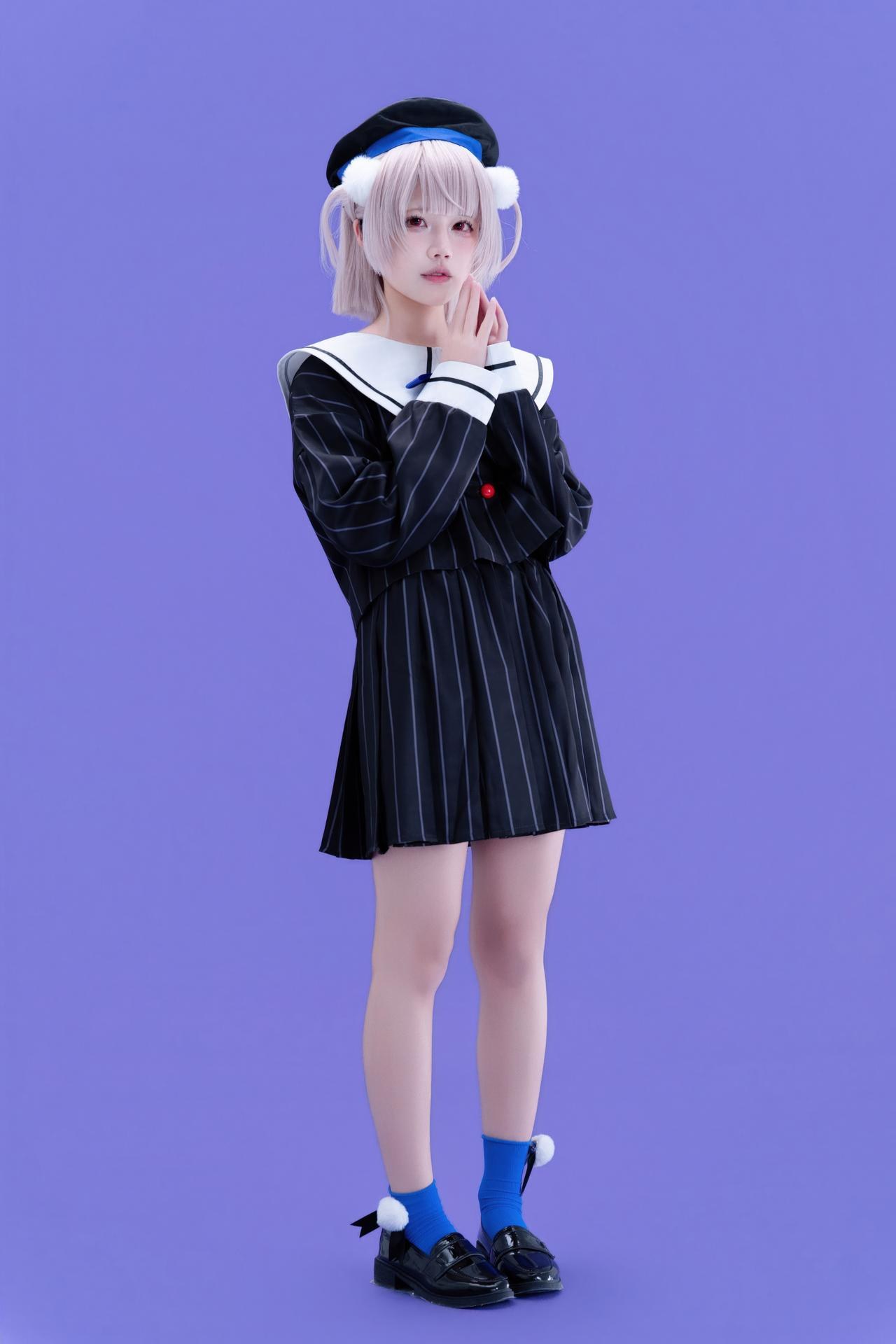 [Cosplay] Shimizu Nagi - FNEX Fan Raincoat ชุดภาพคอสเพลย์ 54P