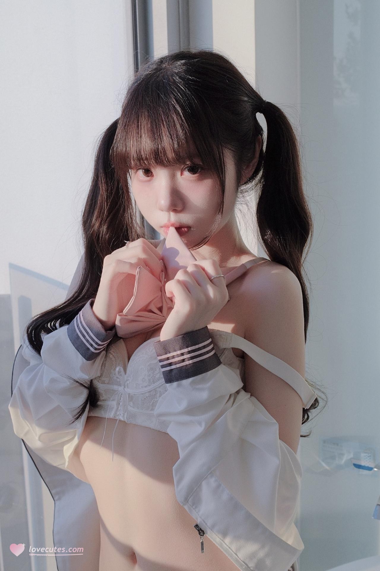 [private room] Keke Xiaobaitu - After-Class Private Time ชุดภาพคอสเพลย์ 48P