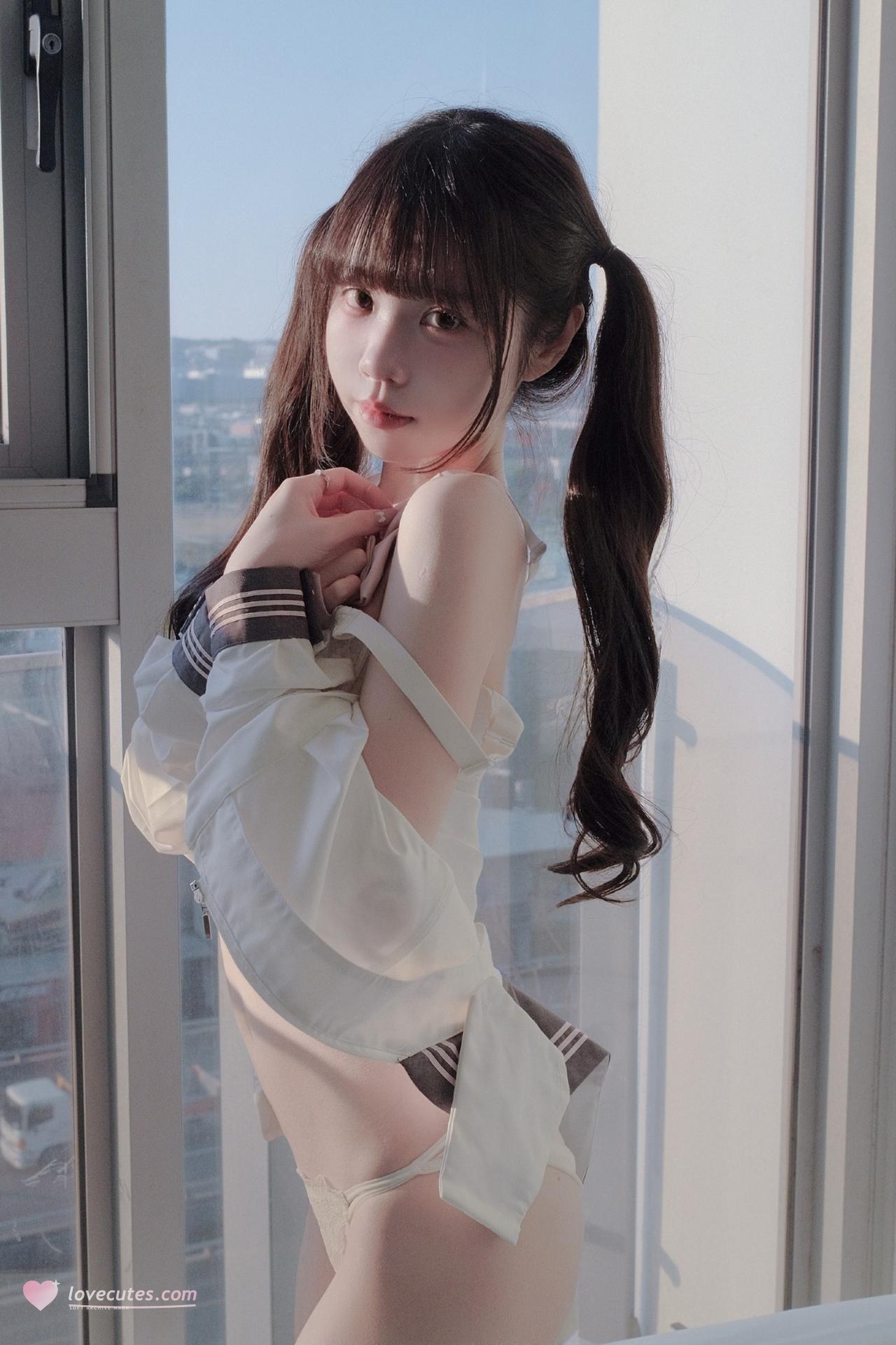 [private room] Keke Xiaobaitu - After-Class Private Time ชุดภาพคอสเพลย์ 48P