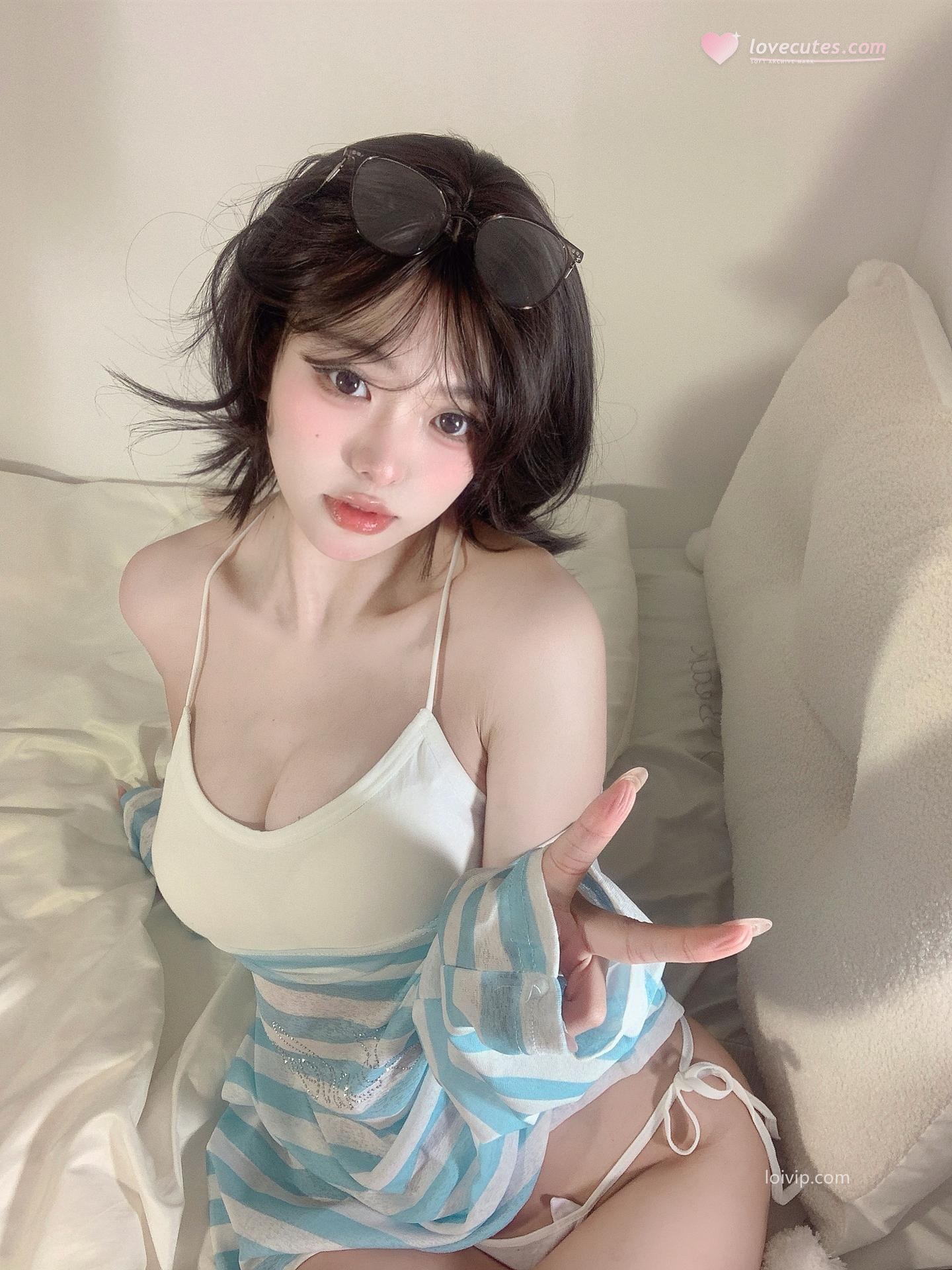 [私房] 你的真真u - 居家女友：居家女友感私房 99P1V