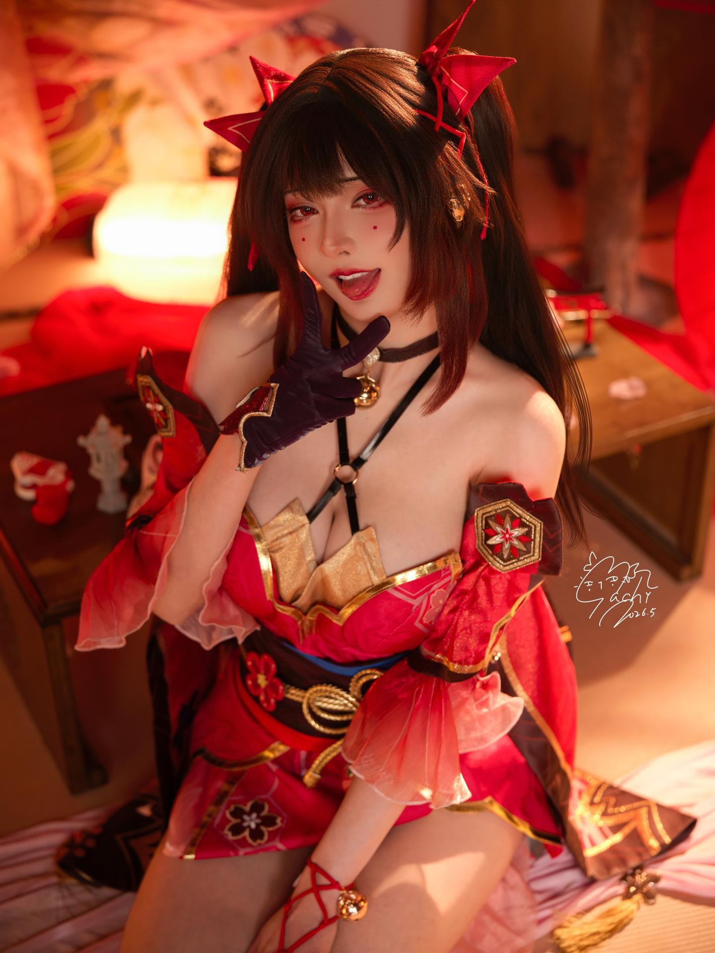 [Photo Set] Machi Magi - Fireworks Yukata ชุดภาพคอสเพลย์ 107P