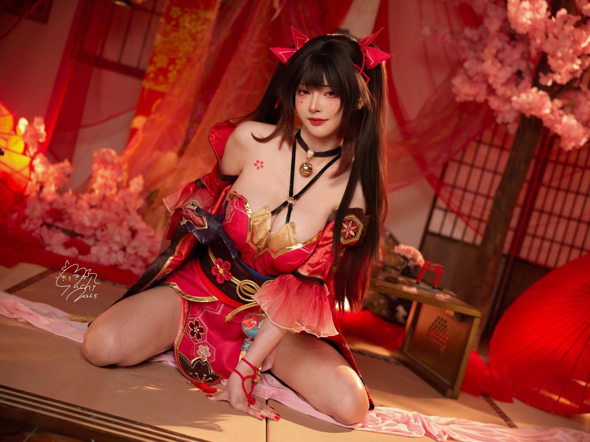 [Photo Set] Machi Magi - Fireworks Yukata ชุดภาพคอสเพลย์ 107P