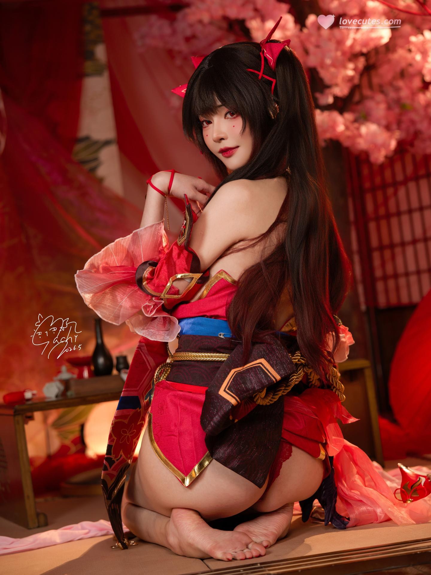 [Photo Set] Machi Magi - Fireworks Yukata bộ ảnh cosplay 107P