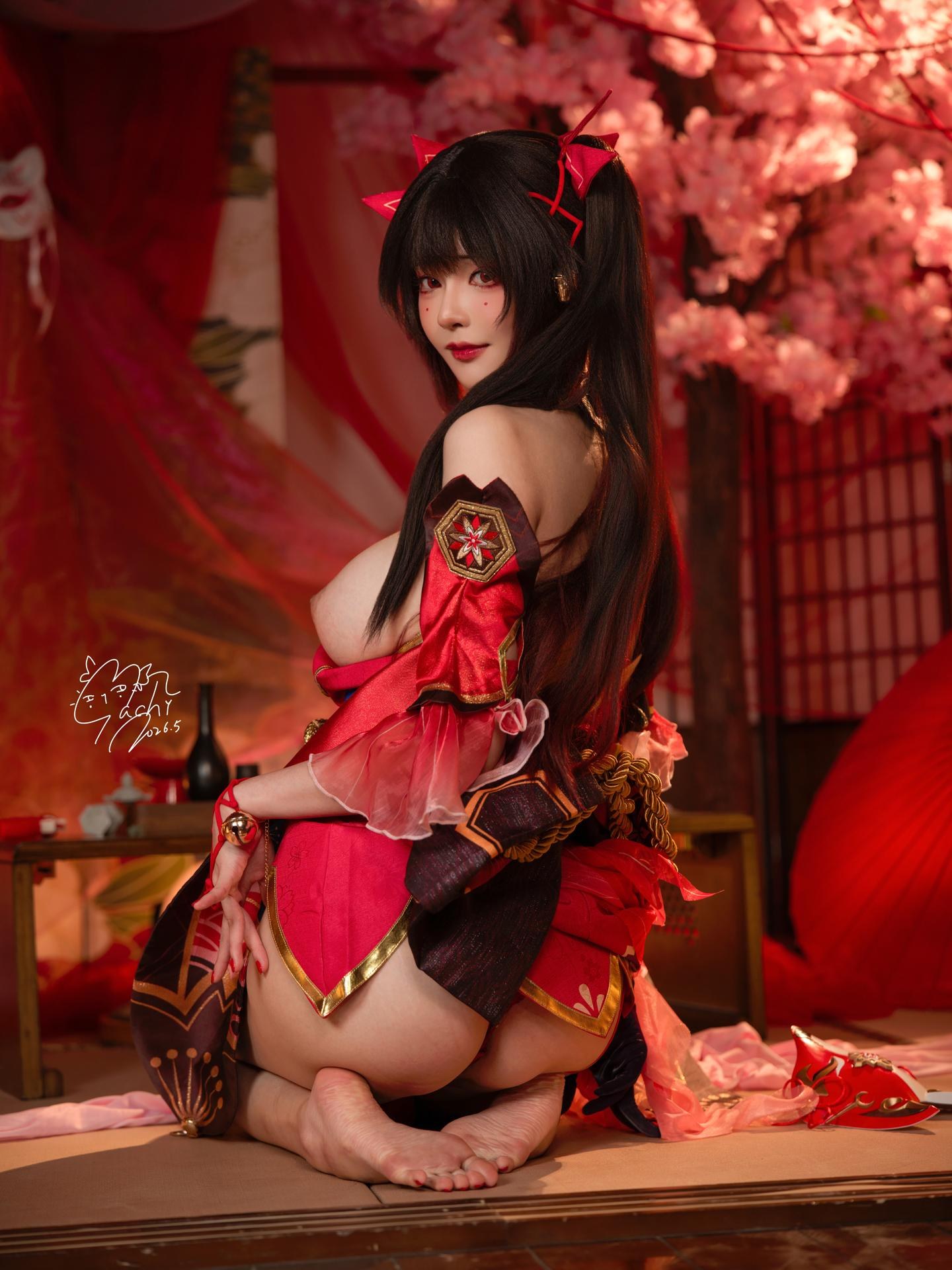 [Photo Set] Machi Magi - Fireworks Yukata bộ ảnh cosplay 107P