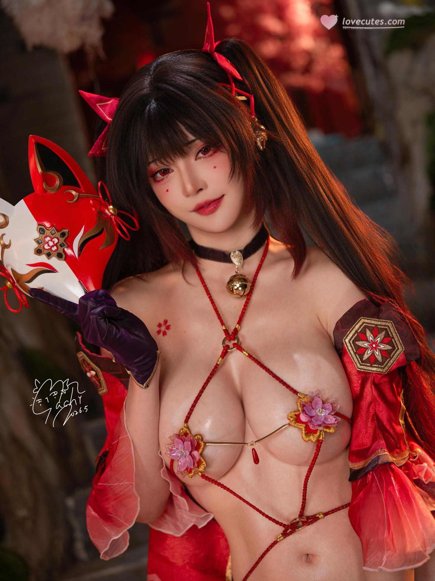 [Photo Set] Machi Magi - Fireworks Yukata Model Photo Set 107P