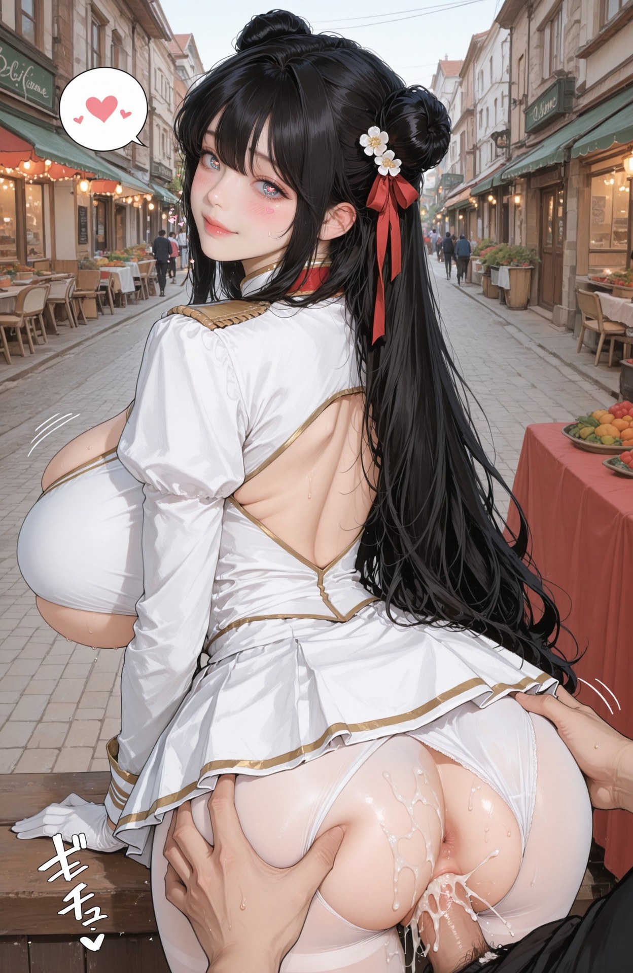 AI Generated Anime Girl - 碧蓝航线 恶毒：制服露穴 101P