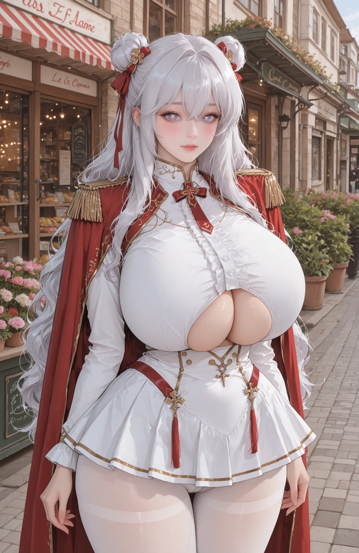 AI Generated Anime Girl - 碧蓝航线 恶毒：制服露穴 101P
