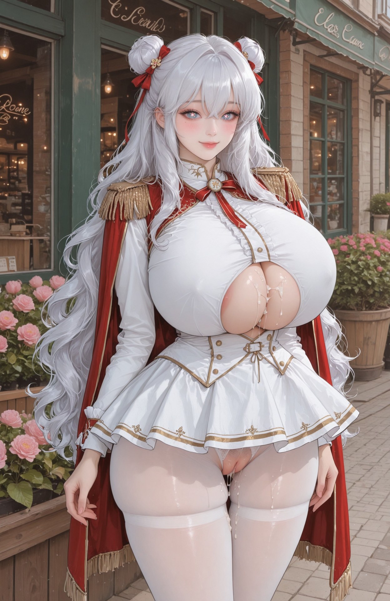 AI Generated Anime Girl - 碧蓝航线 恶毒：制服露穴 101P