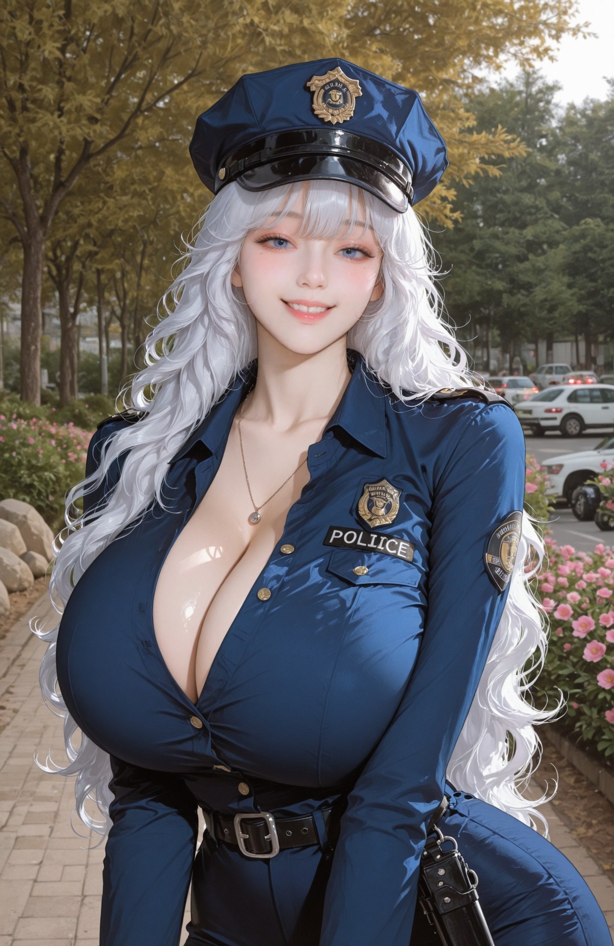 AI Generated Anime Girl - Goddess of Victory NIKKE Poli bodysuit, explicit nude detail AI画像ギャラリー 101P