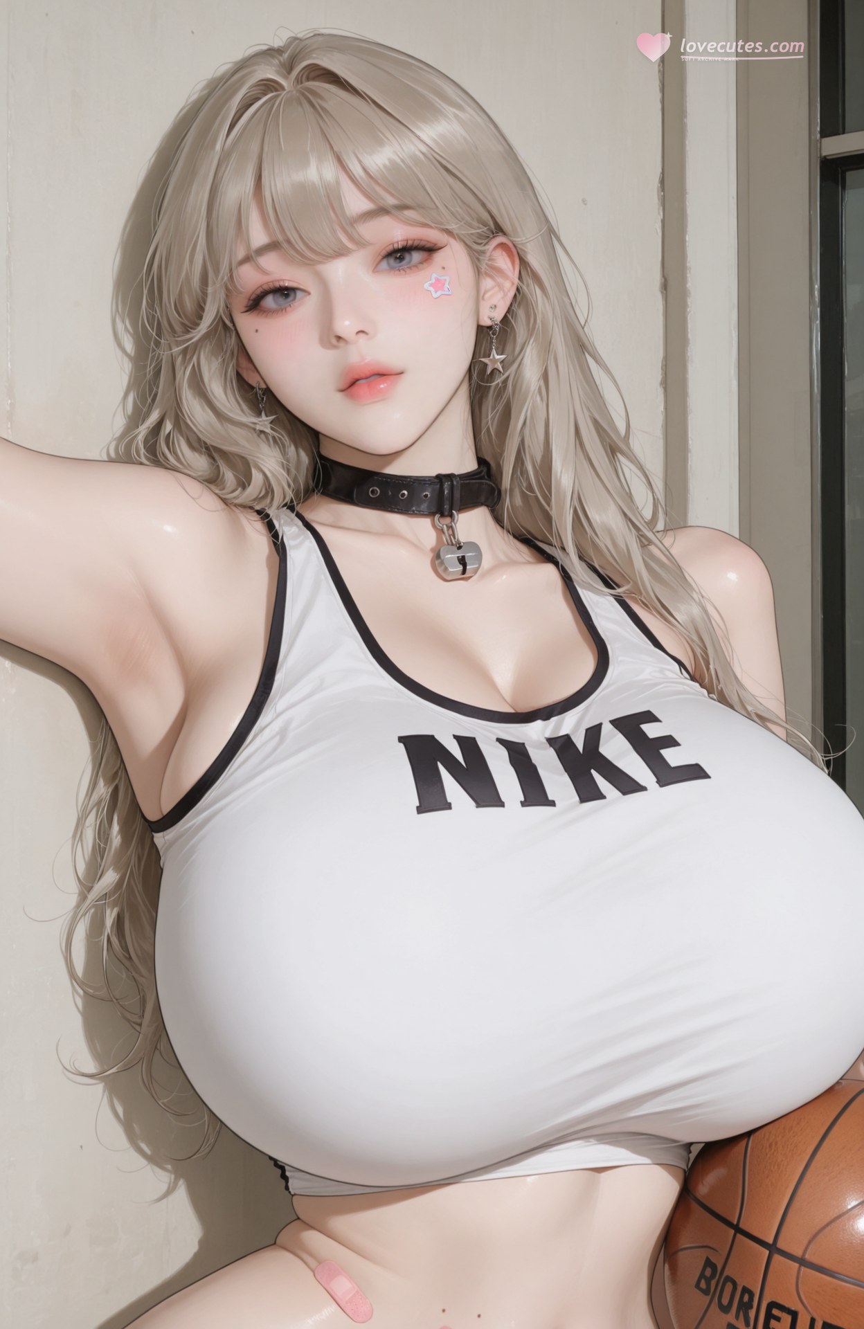 AI Generated Anime Girl - Goddess of Victory NIKKE Bay bodysuit, uniform styling, wet-look styling, explicit nude detail AI画像ギャラリー 93P