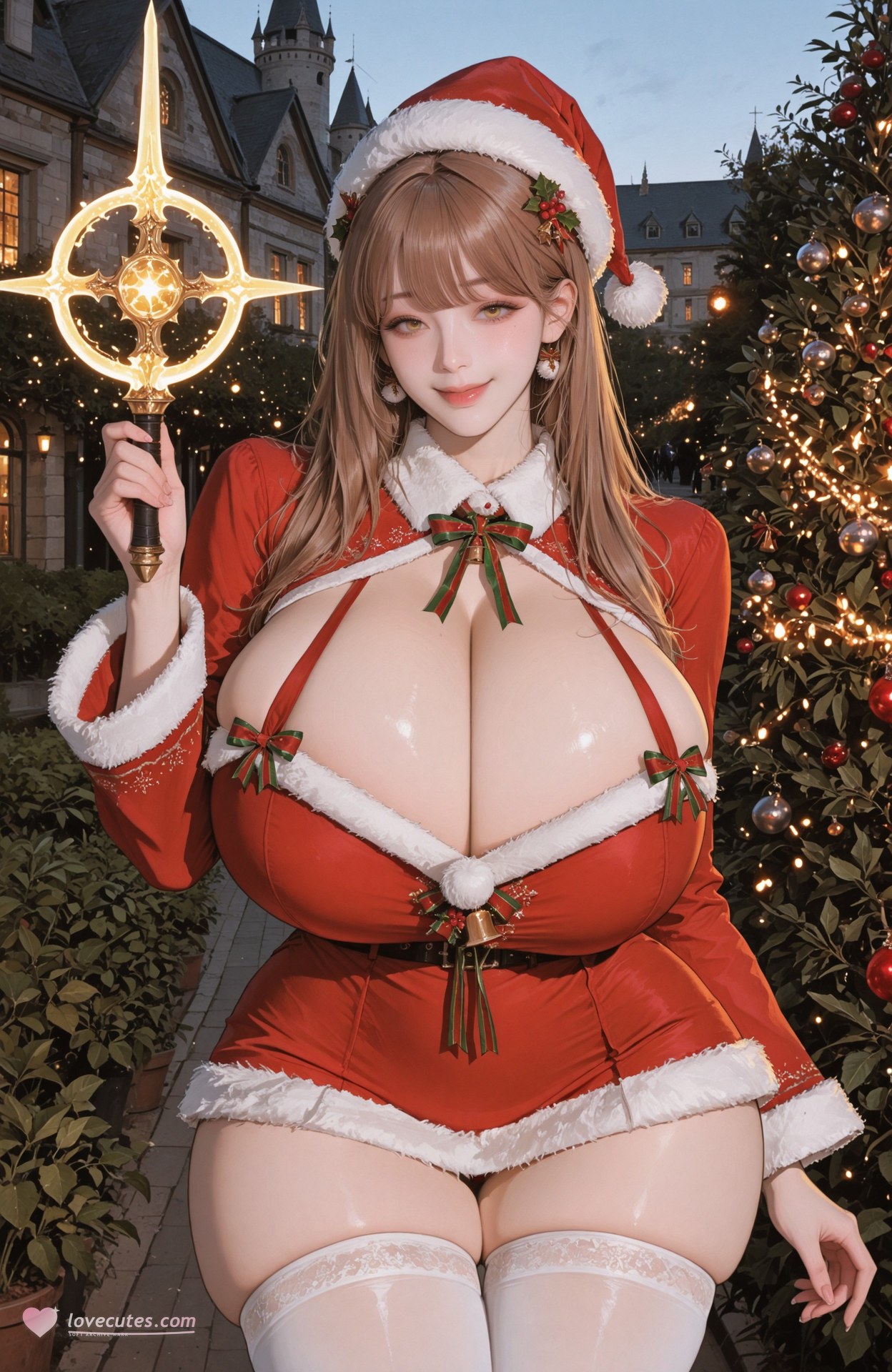 AI Generated Anime Girl - 胜利女神NIKKE Emma：白丝蕾丝内衣露穴 83P
