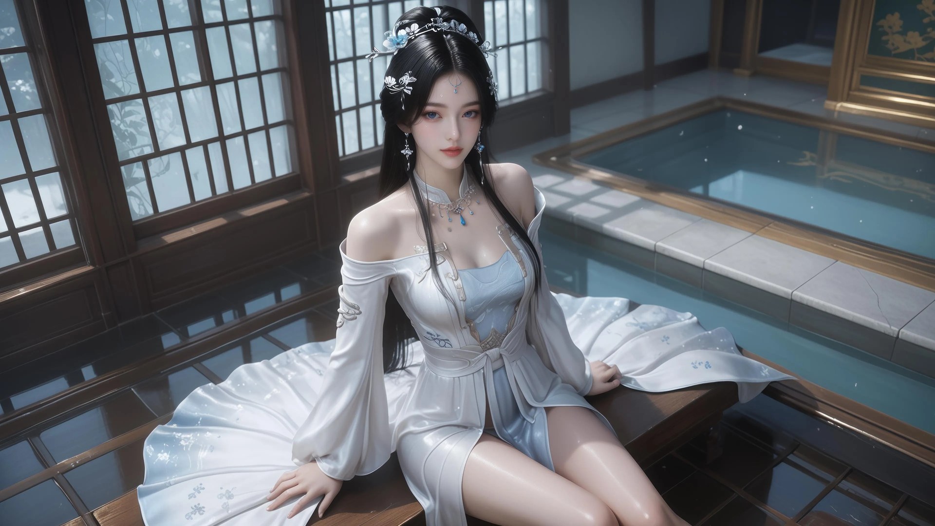 AI Porn - 安妙依：紧身衣露穴白虎 AI 成人图集 828P