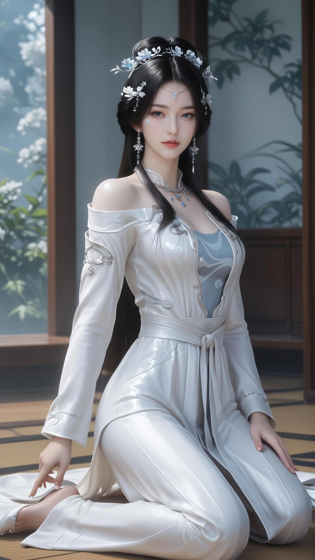 AI Porn - 安妙依：紧身衣露穴白虎 AI 成人图集 828P