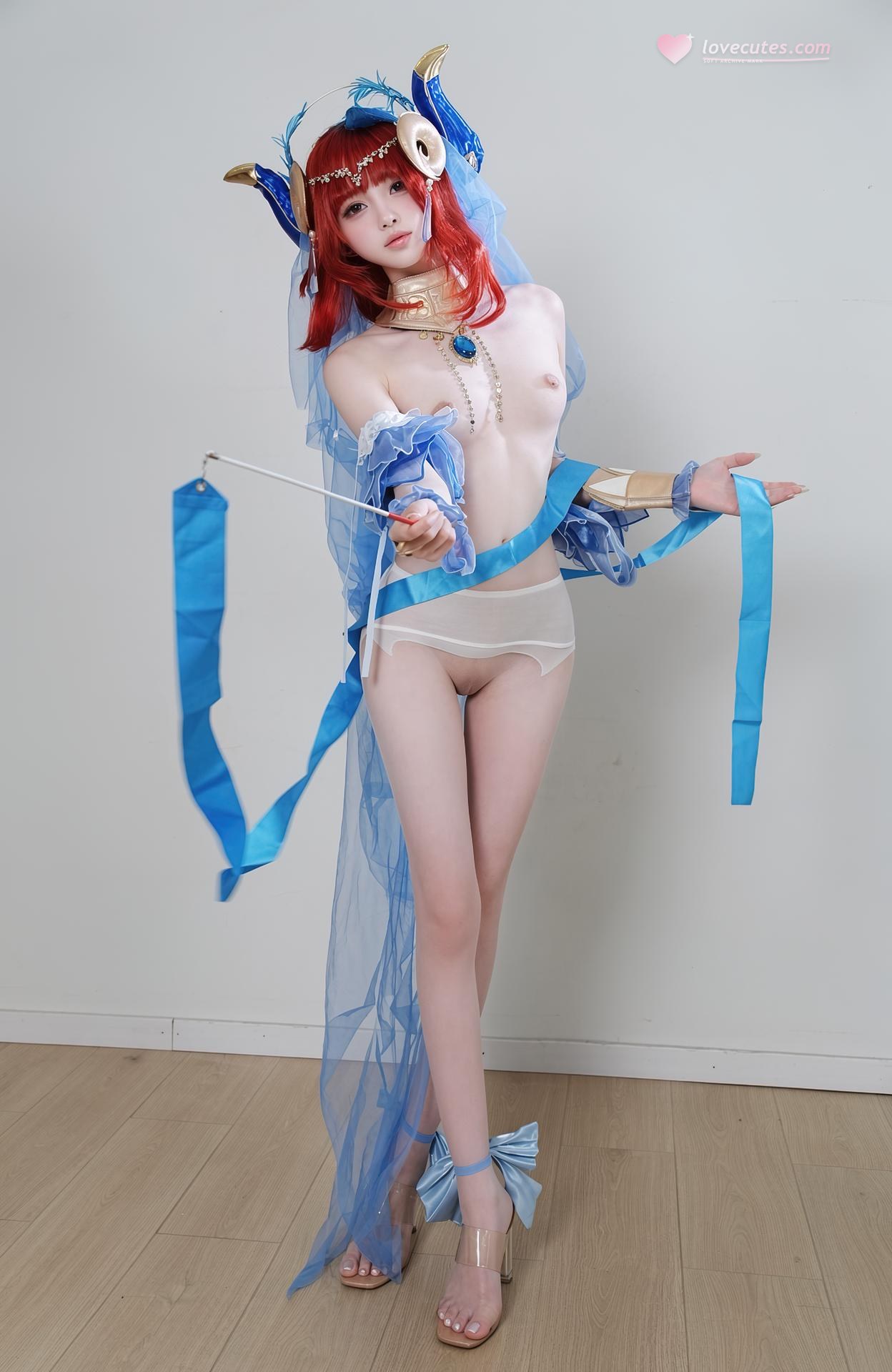 [cosplay] 饼饼大王 - 原神 妮露：芭蕾舞芭蕾舞游戏角色美腿 22P4V