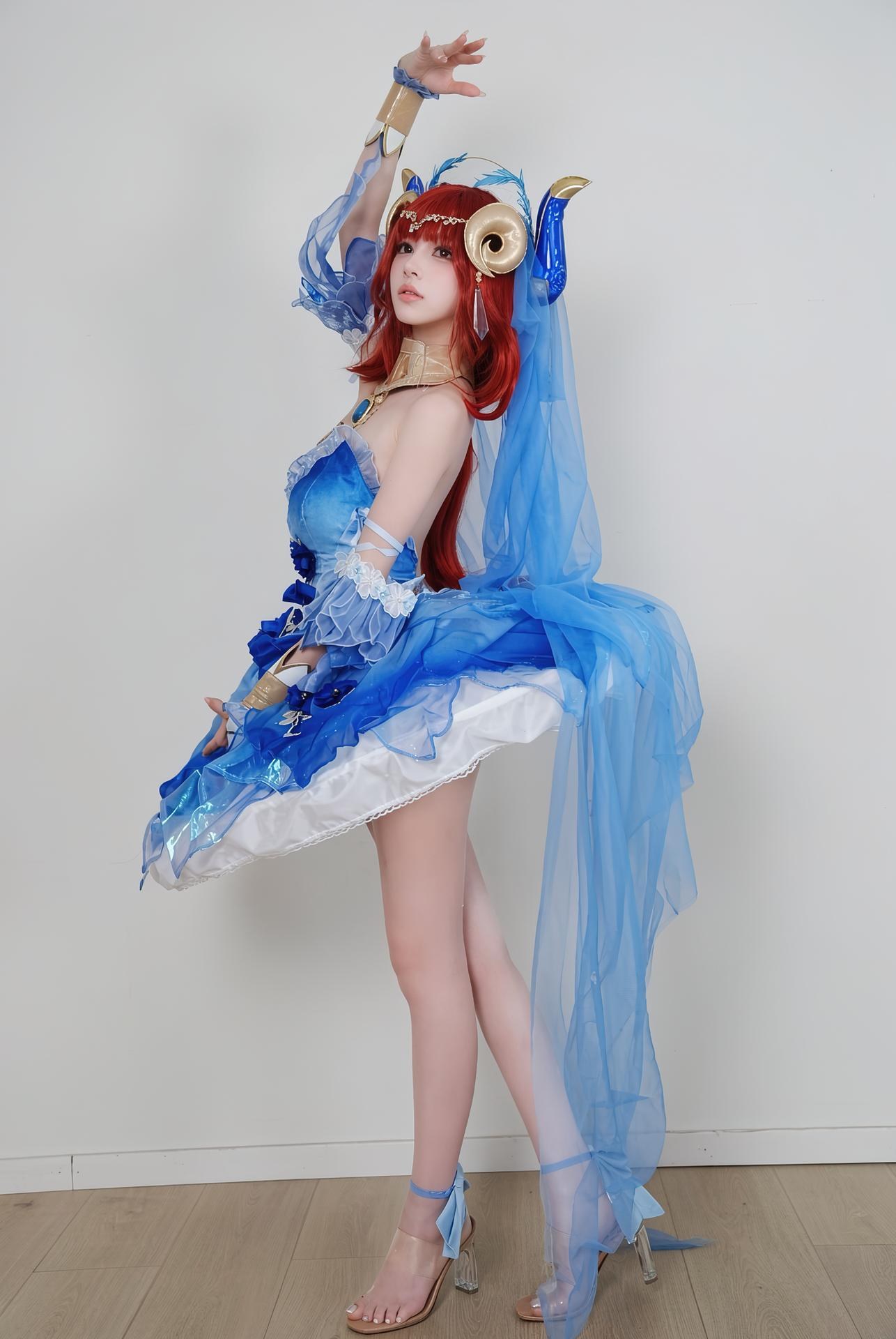 [cosplay] 饼饼大王 - 原神 妮露：芭蕾舞芭蕾舞游戏角色美腿 22P4V