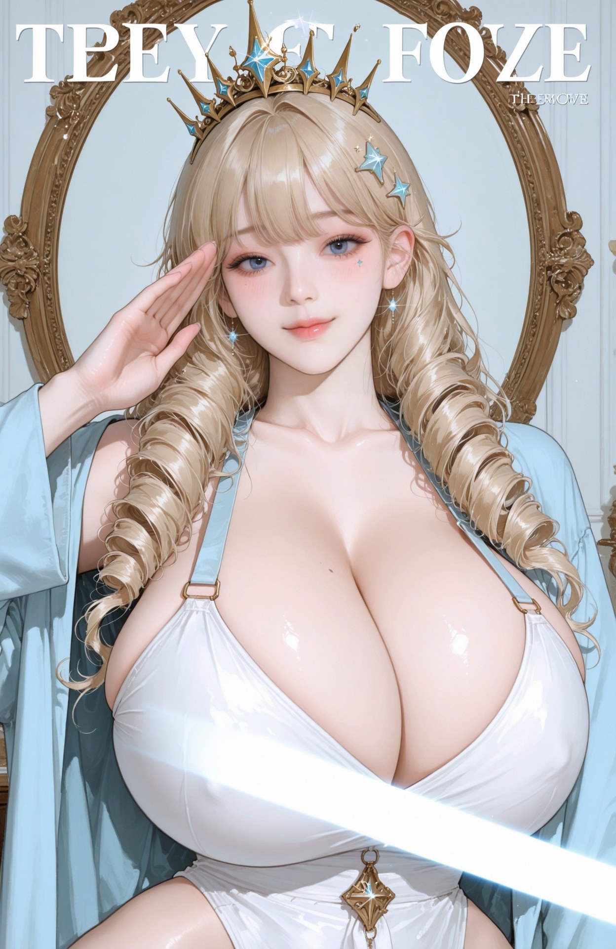 AI Generated Anime Girl - Goddess of Victory NIKKE Crown bộ ảnh AI explicit nude detail 91P