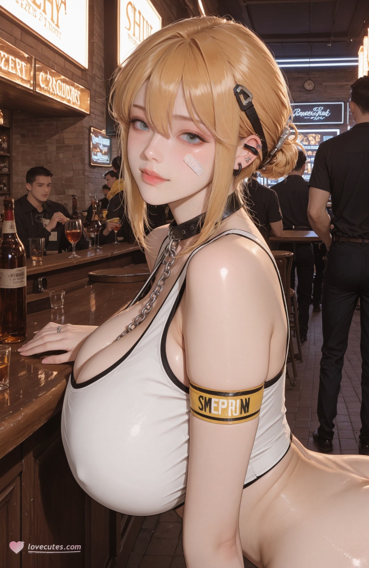 AI Generated Anime Girl - Goddess of Victory NIKKE Maxwell แกลเลอรี AI bodysuit, wet-look styling, explicit nude detail 107P