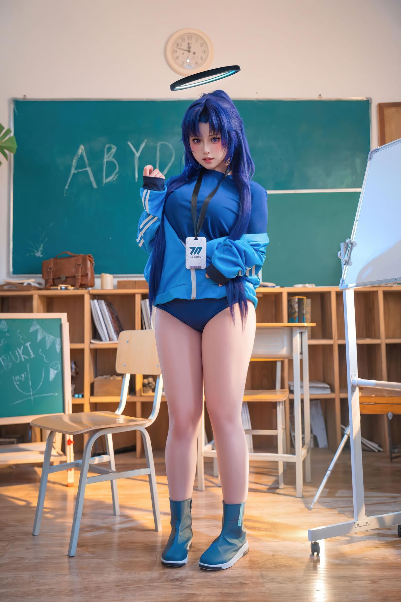 [cosplay] Guoguo - Yuuka cosplay photo set 58P