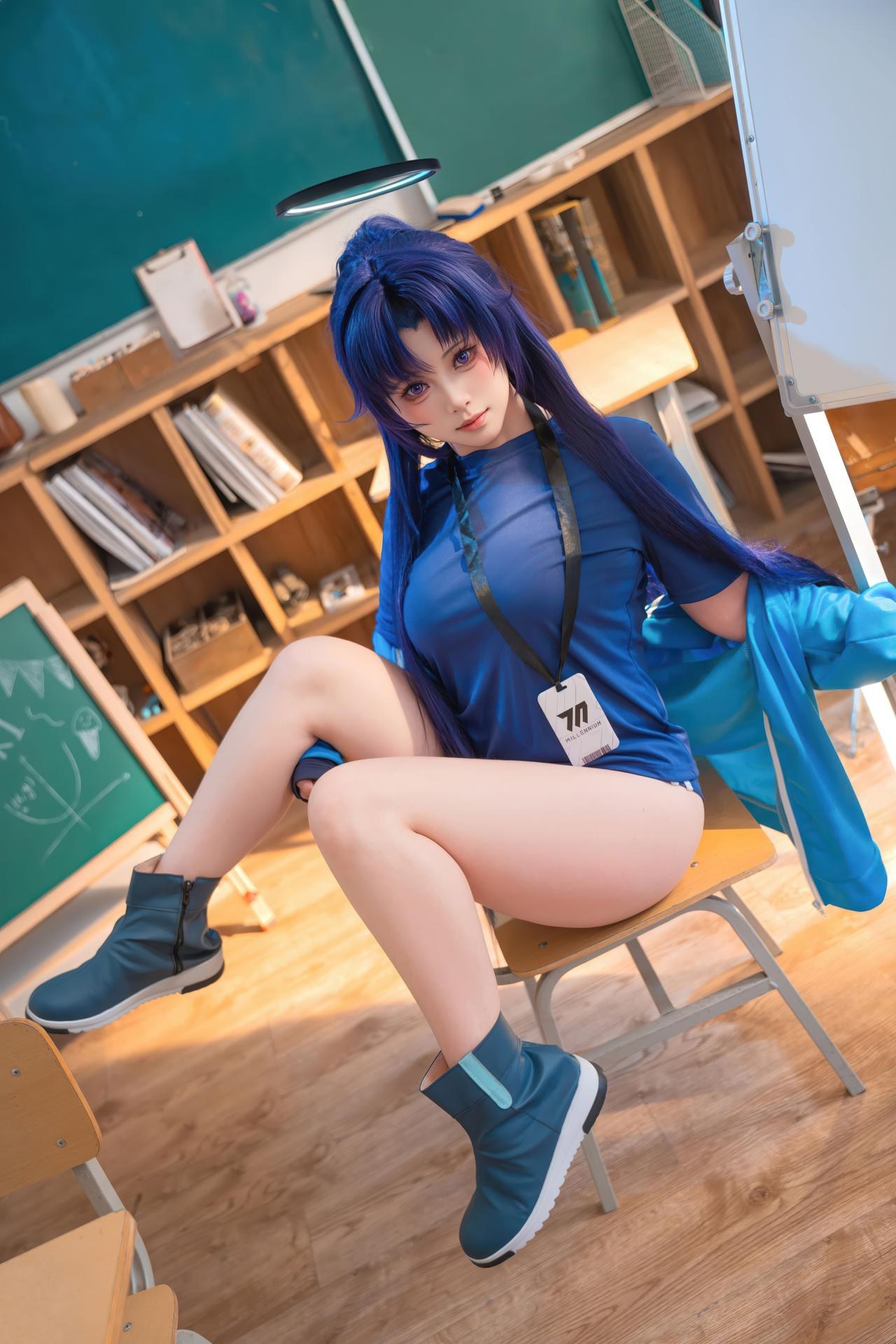 [cosplay] Guoguo - Yuuka cosplay photo set 58P