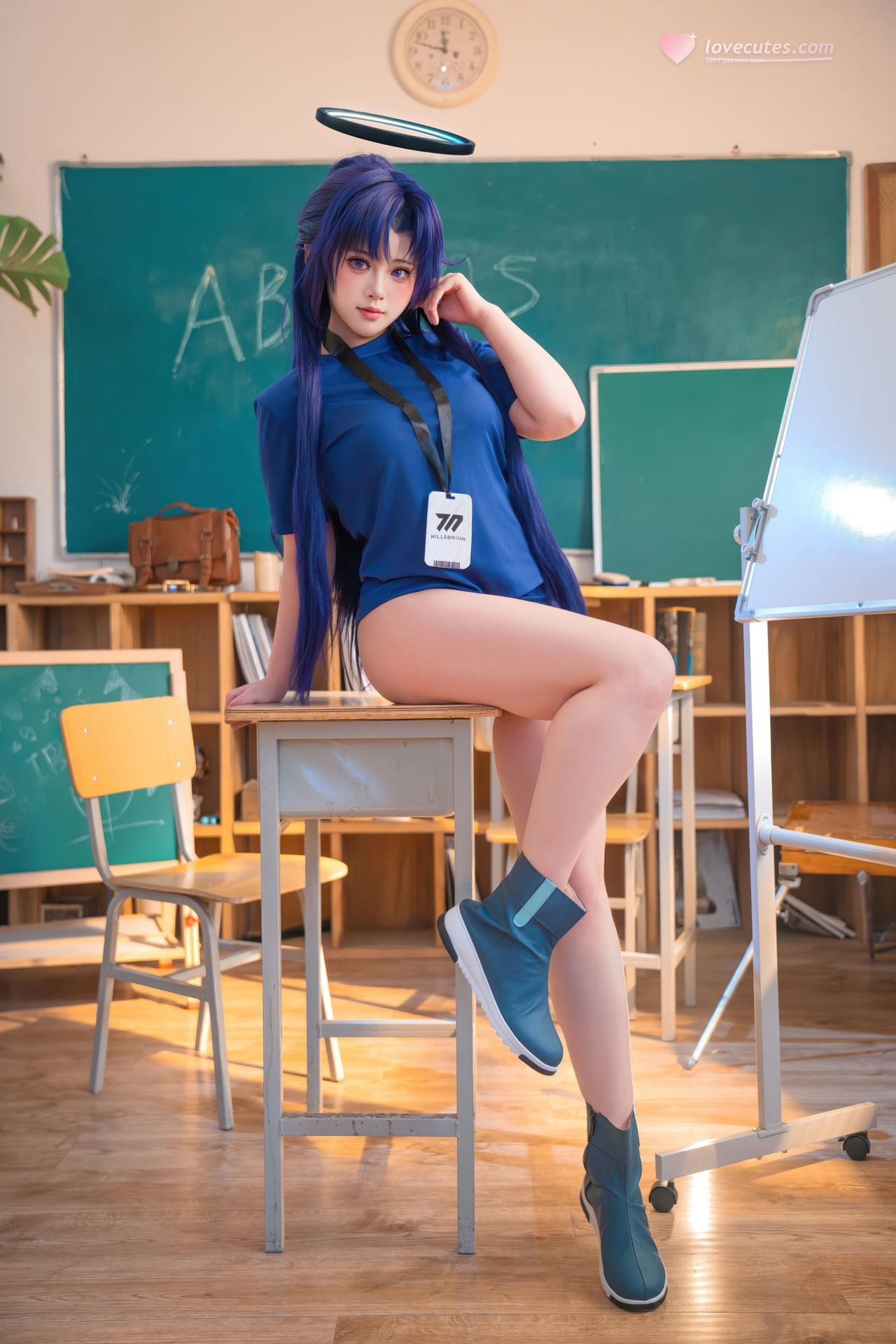 [cosplay] Guoguo - Yuuka cosplay photo set 58P