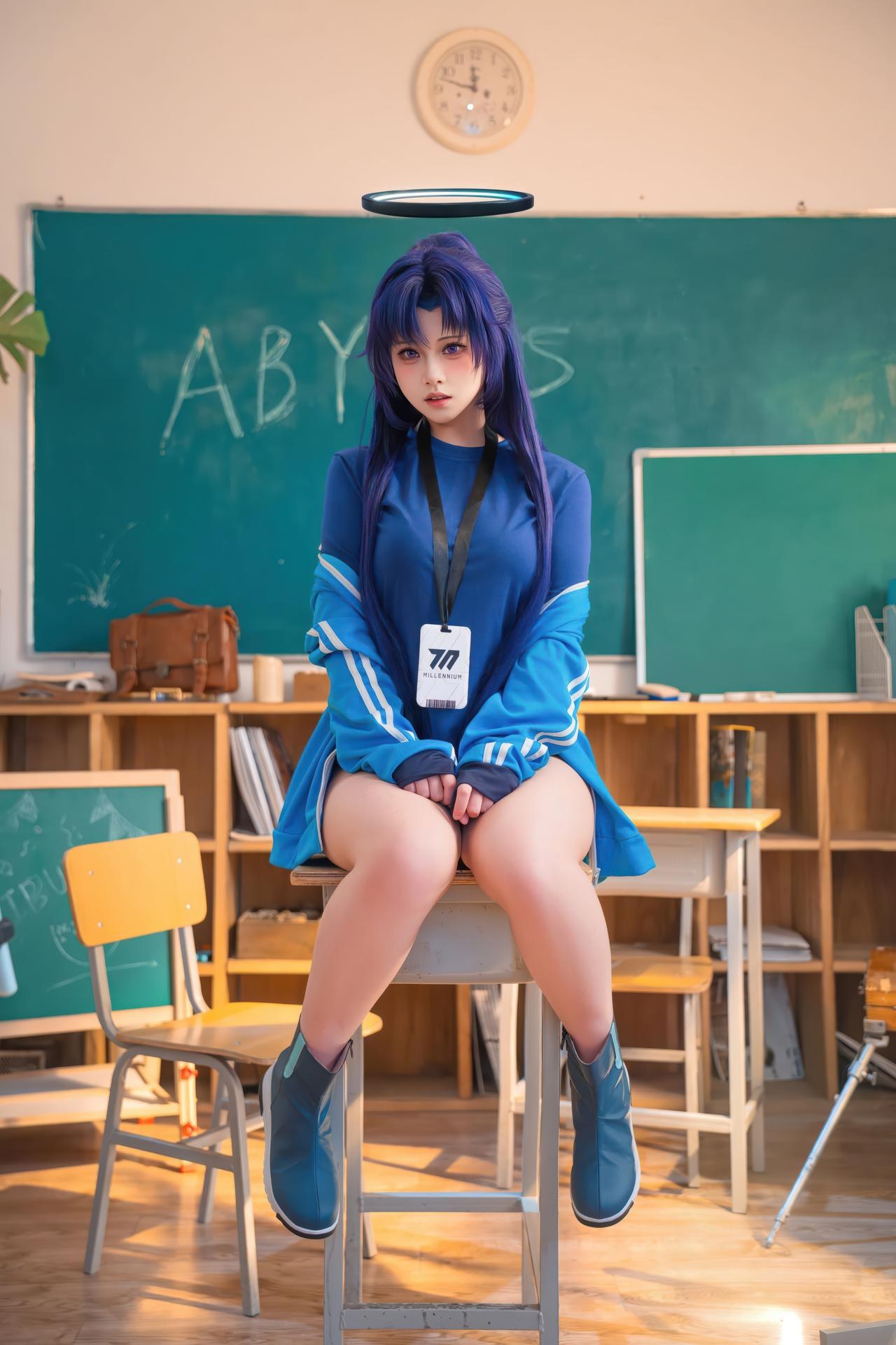 [cosplay] Guoguo - Yuuka cosplay photo set 58P