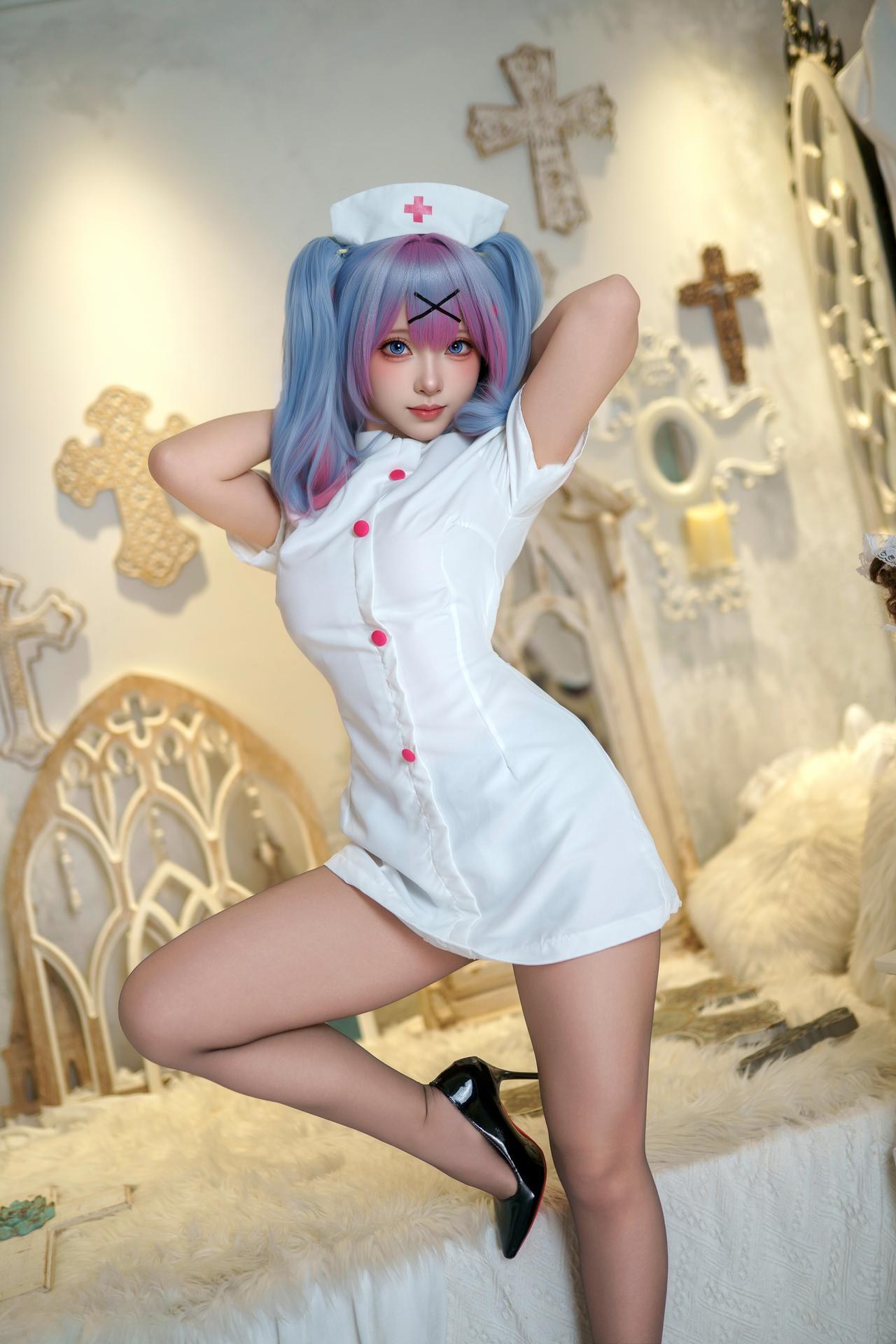 [photo set] Bangni Bunny - Rabbit Hole Nurse 코스프레 화보 86P9V