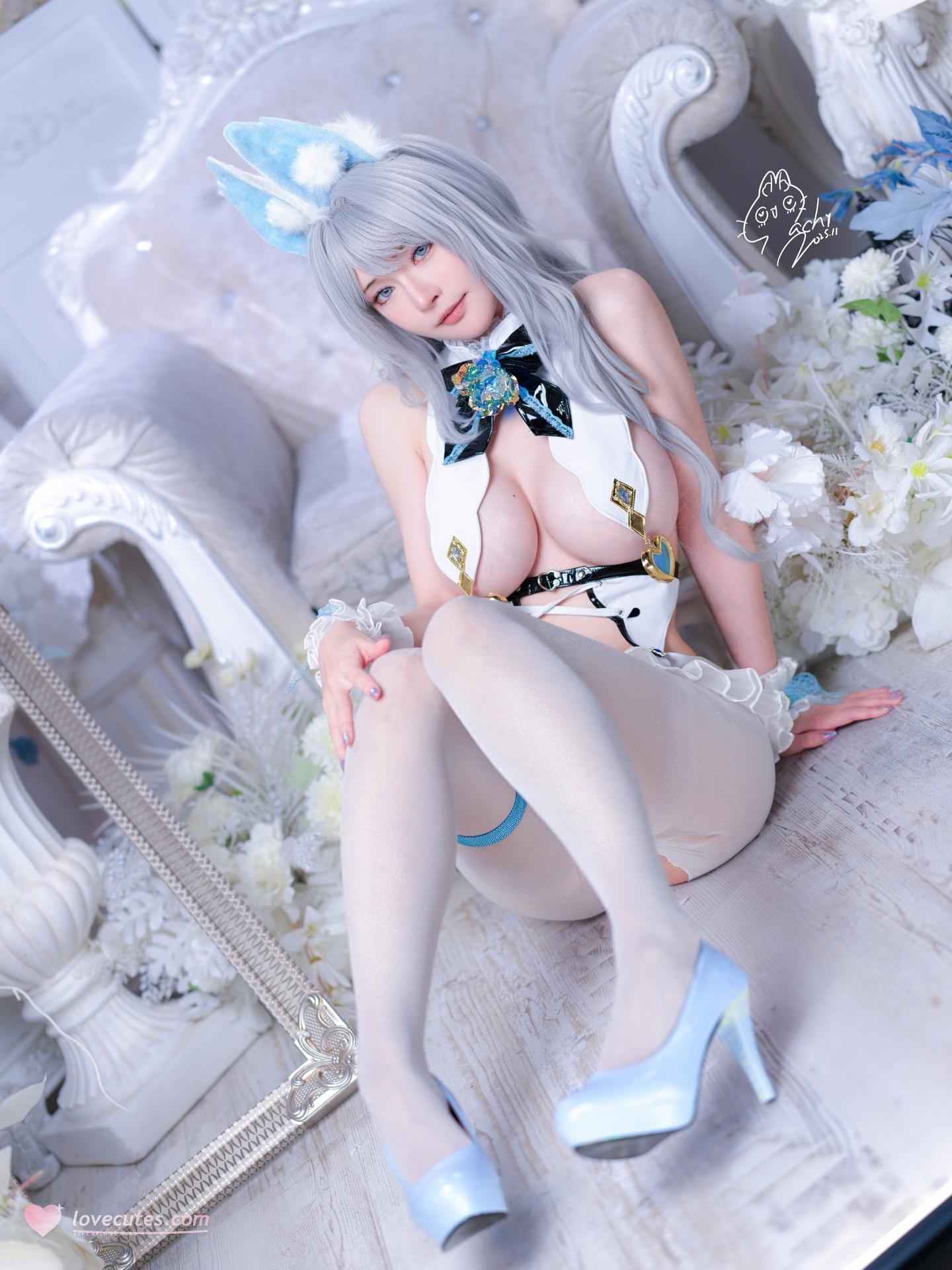 [写真] Machi馬吉 - White Rabbit：美腿大尺度 92P