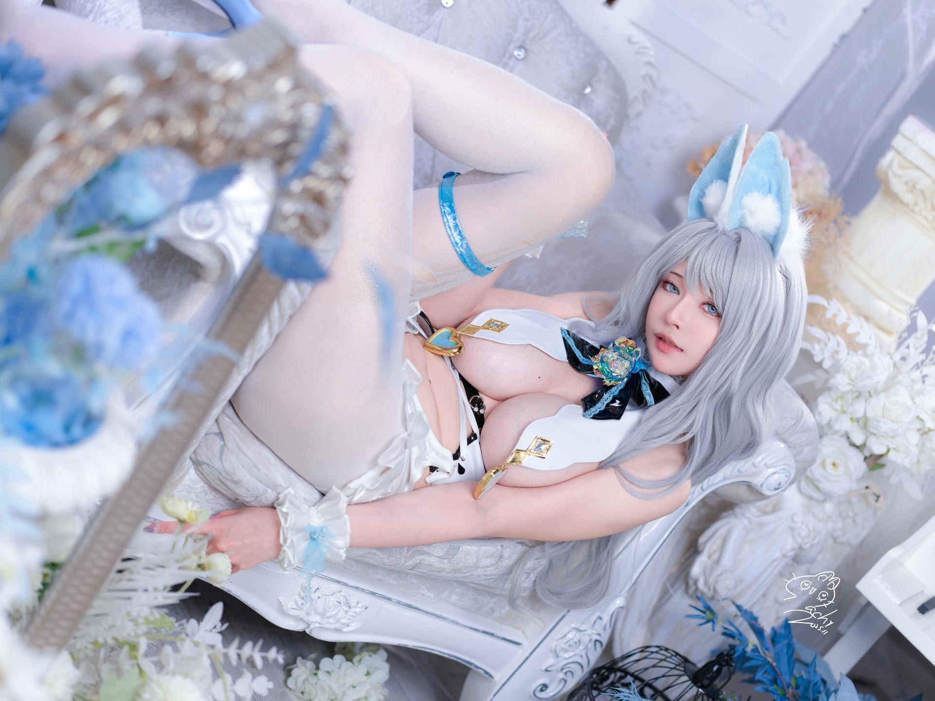 [写真] Machi馬吉 - White Rabbit：美腿大尺度 92P