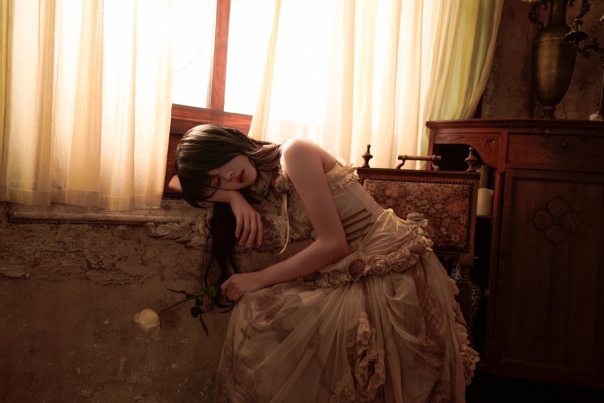 [photo set] Sakurato Miao - Glass Rose 코스프레 화보 11P