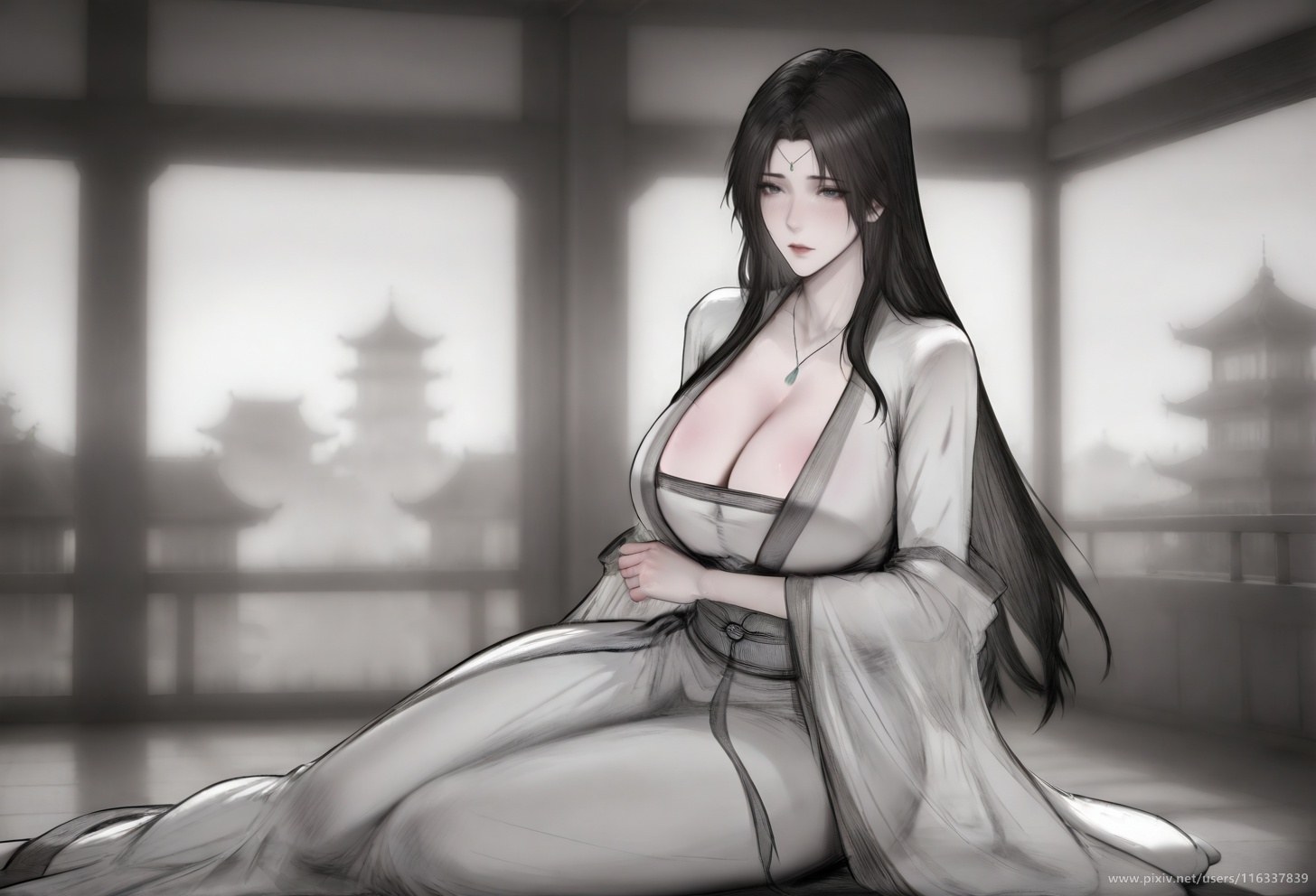 AI Porn - 배 흰 의상 스타킹 상반신 노출 성인 흰 의상, 스타킹, 상반신 노출, 침실 포즈 AI 이미지 갤러리 139P