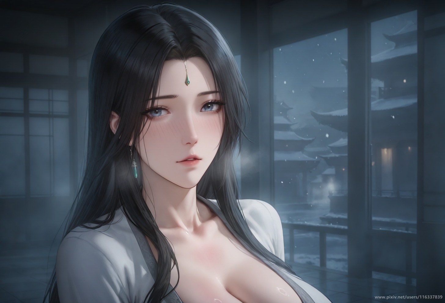 AI Porn - 裴 白衣ストッキング トップレス成人向け 白衣、ストッキング、トップレス、ベッド風ポーズ AI画像ギャラリー 139P