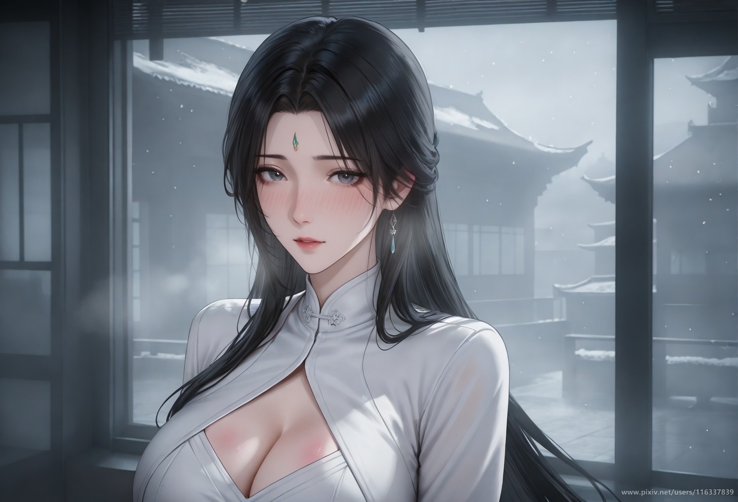 AI Porn - Pei áo trắng cổ phong cốt truyện người lớn áo trắng cổ phong, bối cảnh trong phòng và chi tiết người lớn bộ sưu tập AI 102P
