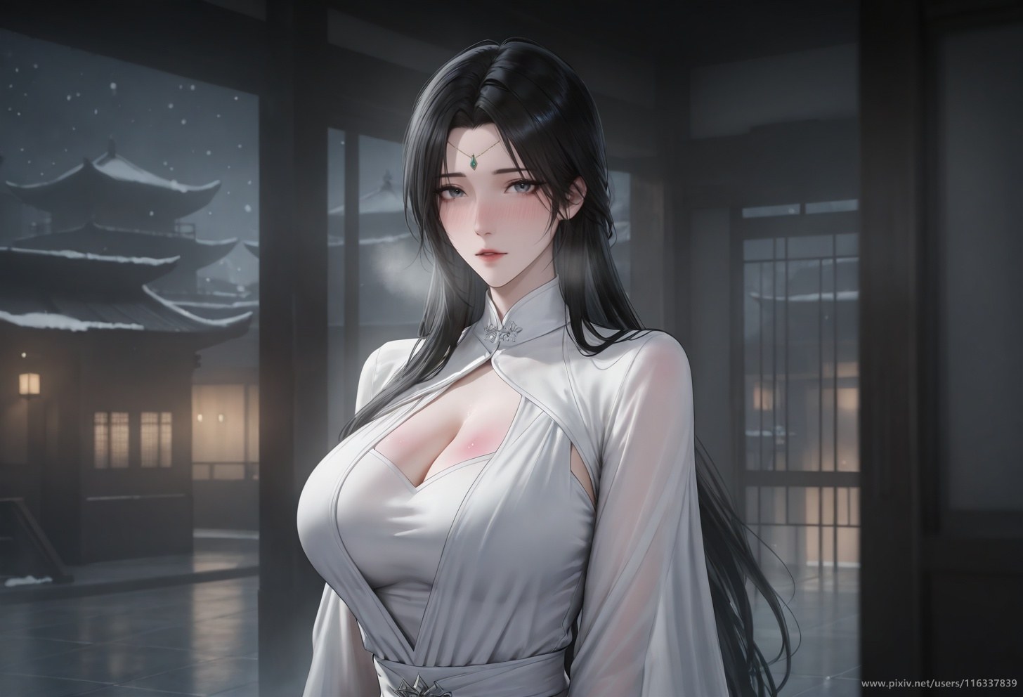 AI Porn - Pei áo trắng cổ phong cốt truyện người lớn áo trắng cổ phong, bối cảnh trong phòng và chi tiết người lớn bộ sưu tập AI 102P