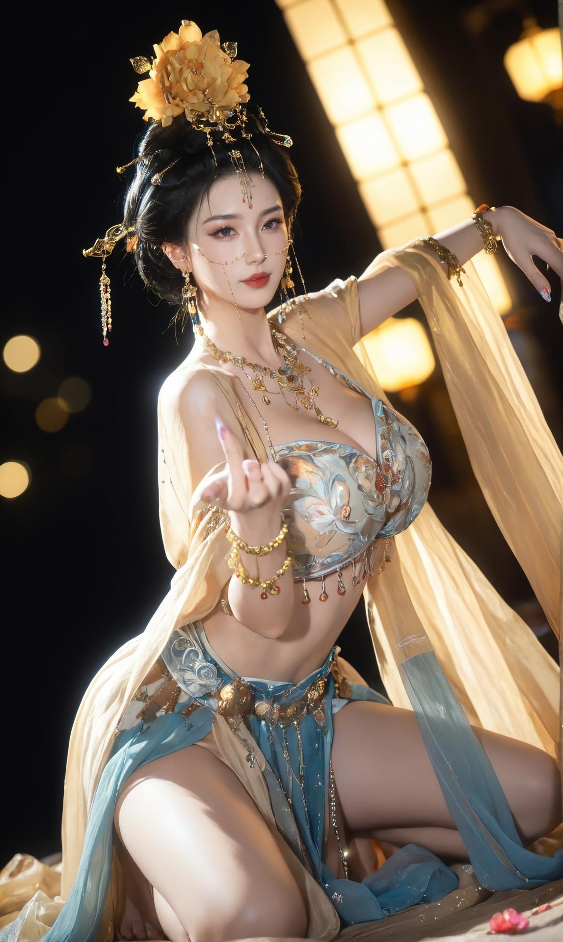 AI Porn - Yanyun Zuihuayin cổ trang trang sức vàng nude người lớn cổ trang trang sức vàng, tạo dáng phòng ngủ và nude người lớn bộ sưu tập AI 284P