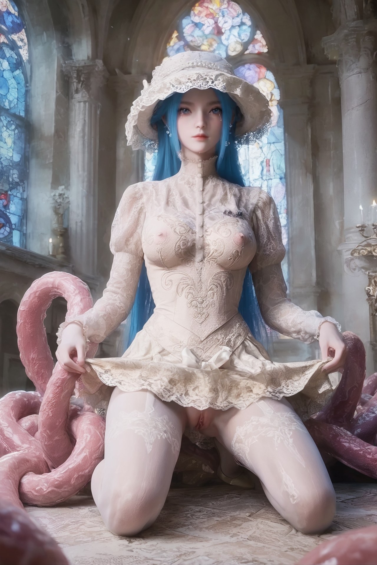 AI Porn - Đấu La Đại Lục Đường Vũ Đồng tóc hồng tóc dài bộ ảnh nhân vật bộ sưu tập AI 765P