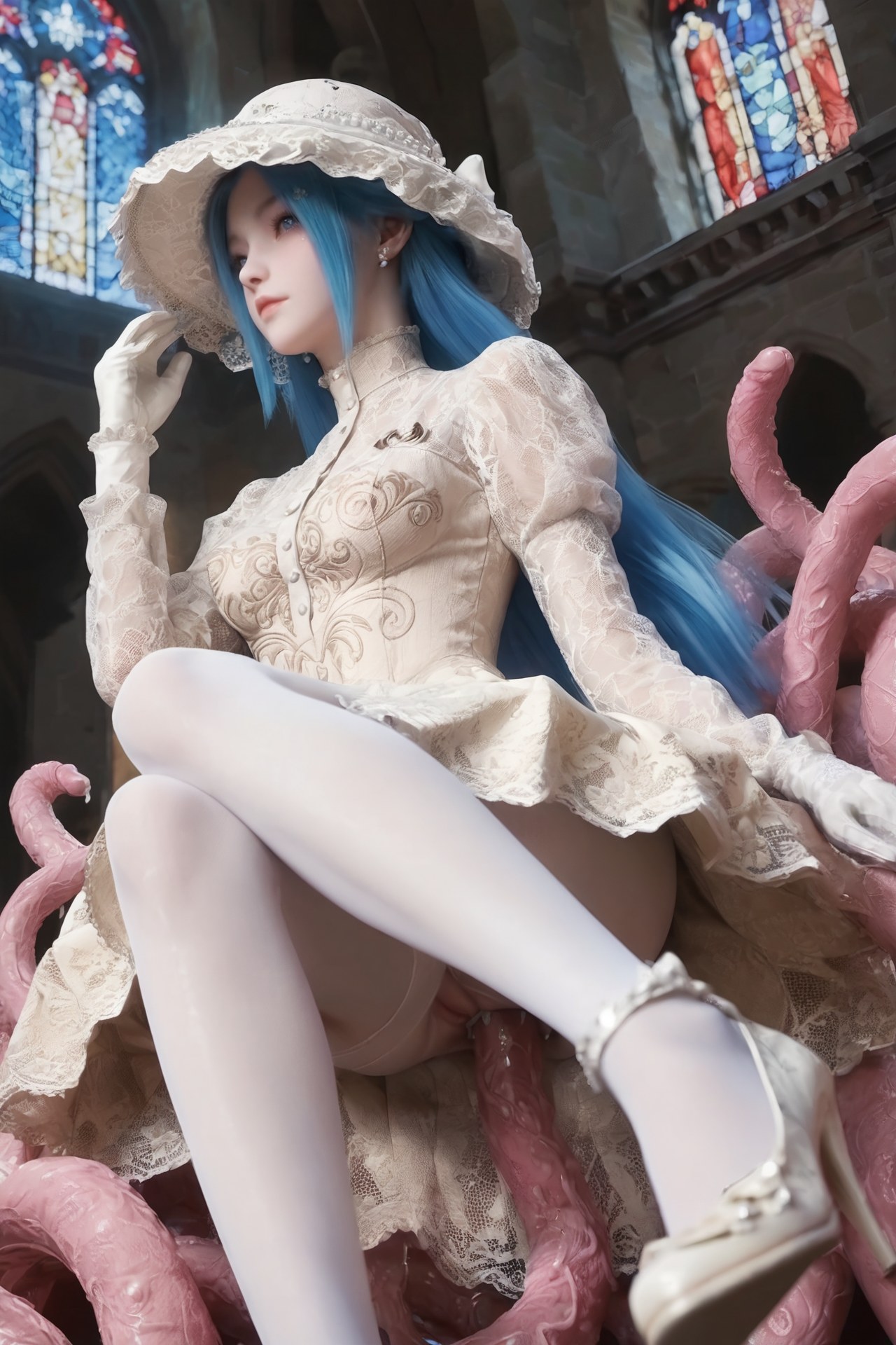 AI Porn - 斗羅大陸 唐舞桐 ピンク髪 ロングヘア キャラクター画像集 AI画像ギャラリー 765P