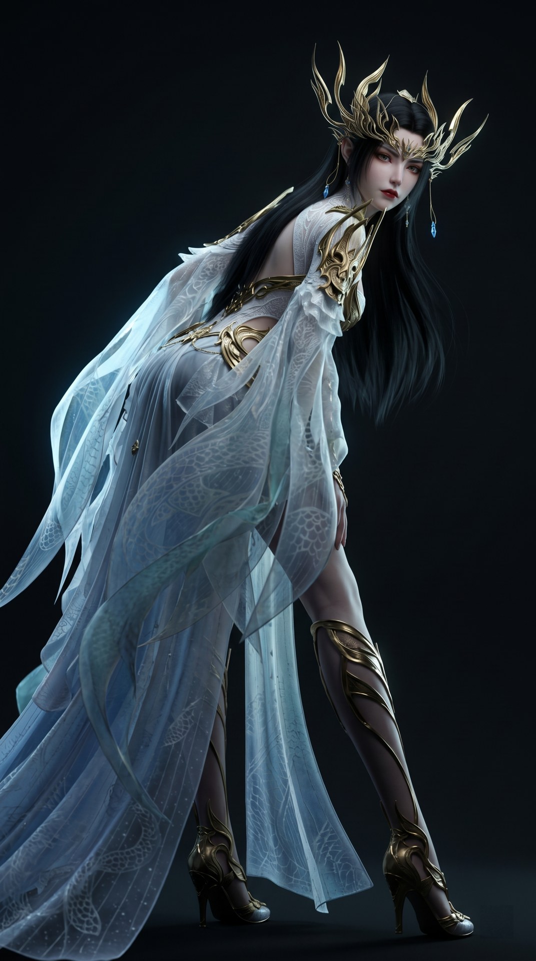AI Porn - Battle Through the Heavens Medusa fantasy hanfu character gallery long hair AI Adult Gallery 60P