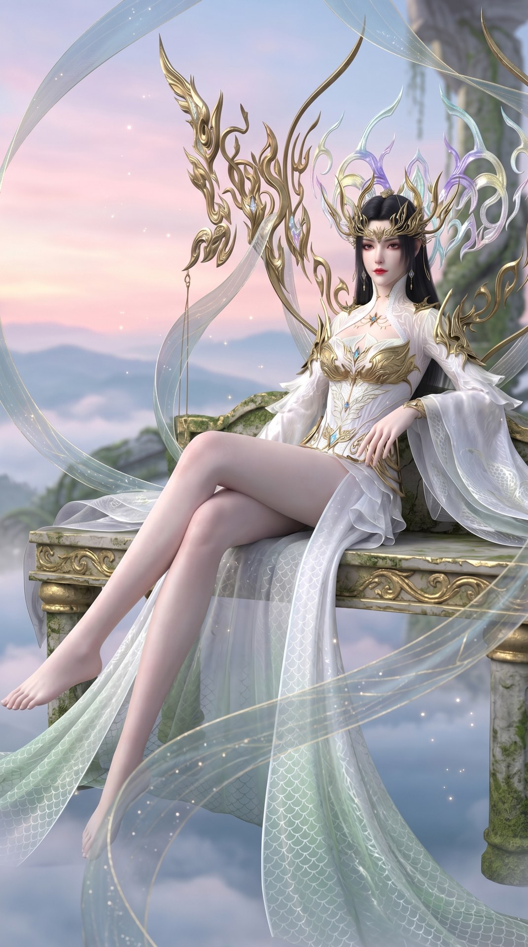 AI Porn - Battle Through the Heavens Medusa fantasy hanfu character gallery long hair AI Adult Gallery 60P