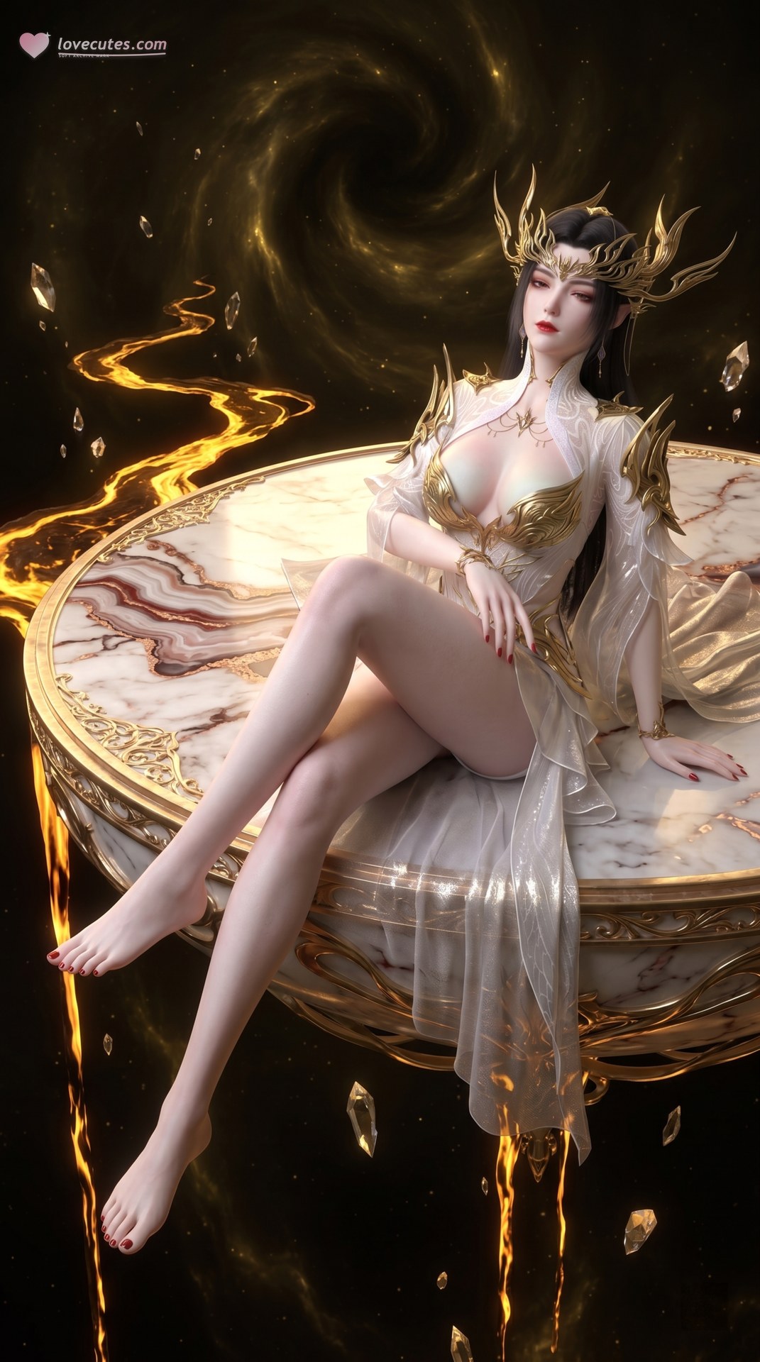 AI Porn - Battle Through the Heavens Medusa fantasy hanfu character gallery long hair AI Adult Gallery 60P