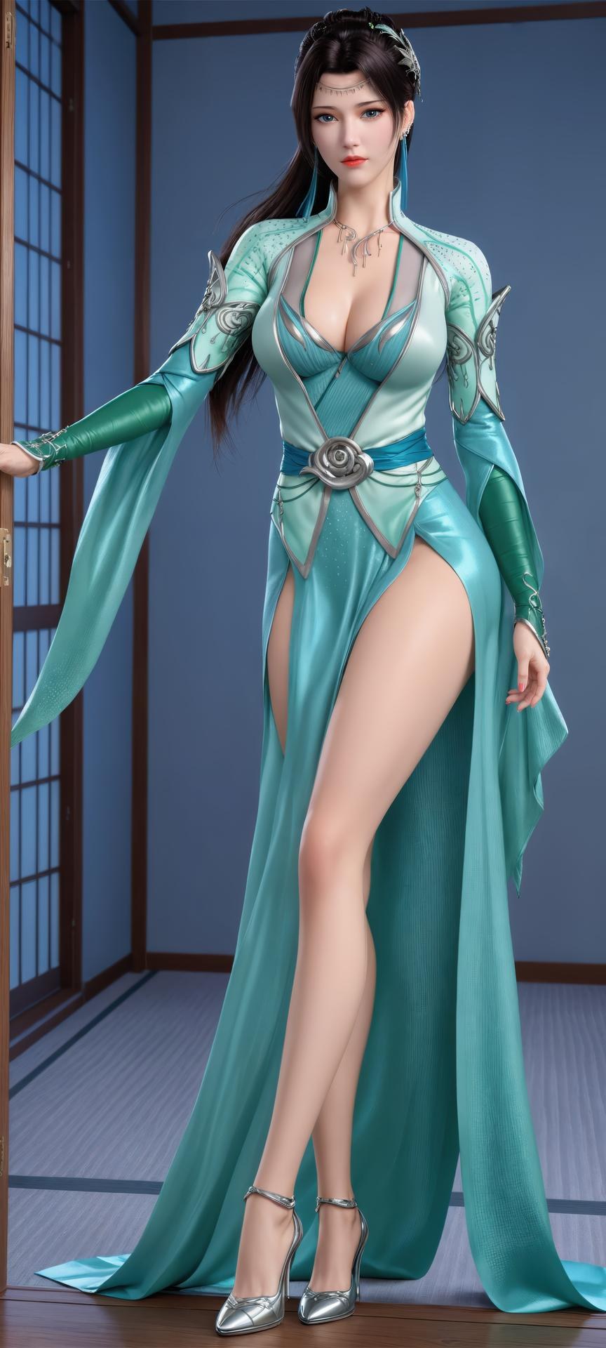 AI Porn - Battle Through the Heavens Yun Yun fantasy hanfu long hair character gallery AI Adult Gallery 941P