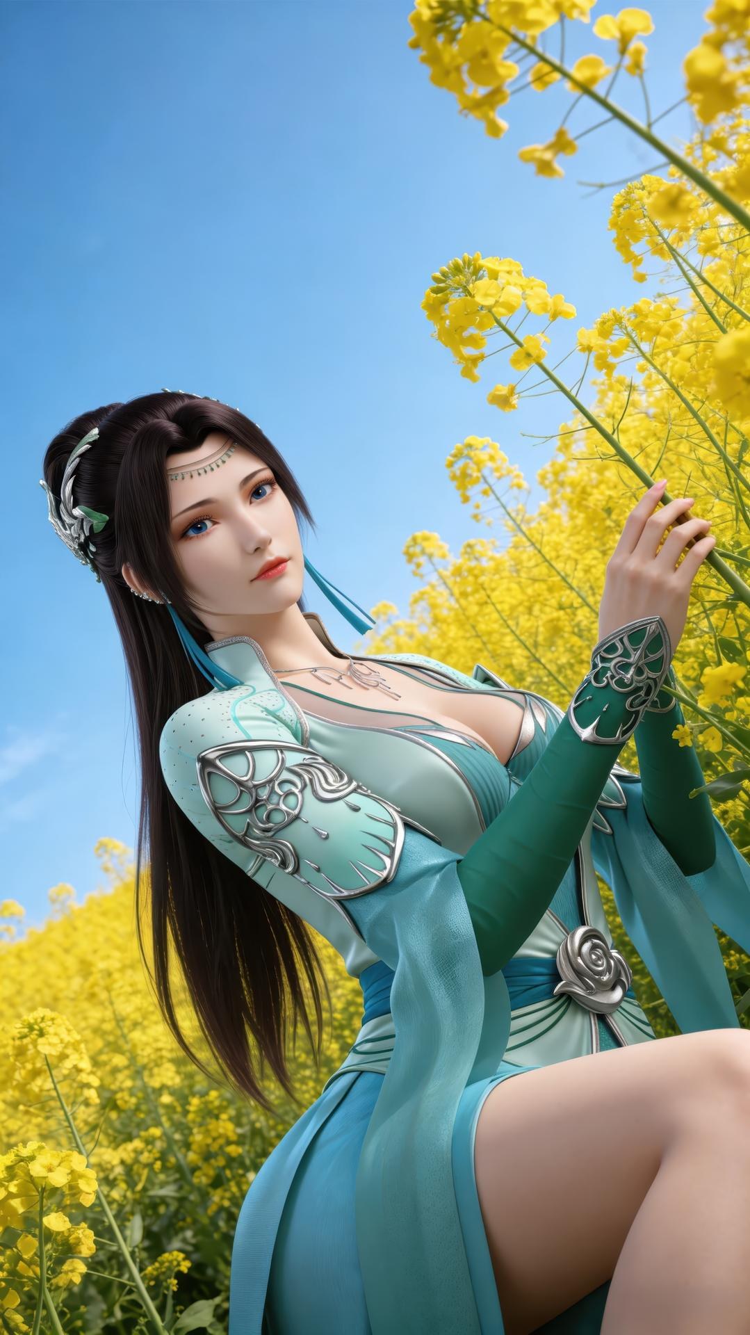 AI Porn - 闘破蒼穹 云韵 古風 ロングヘア キャラクター画像集 AI画像ギャラリー 941P