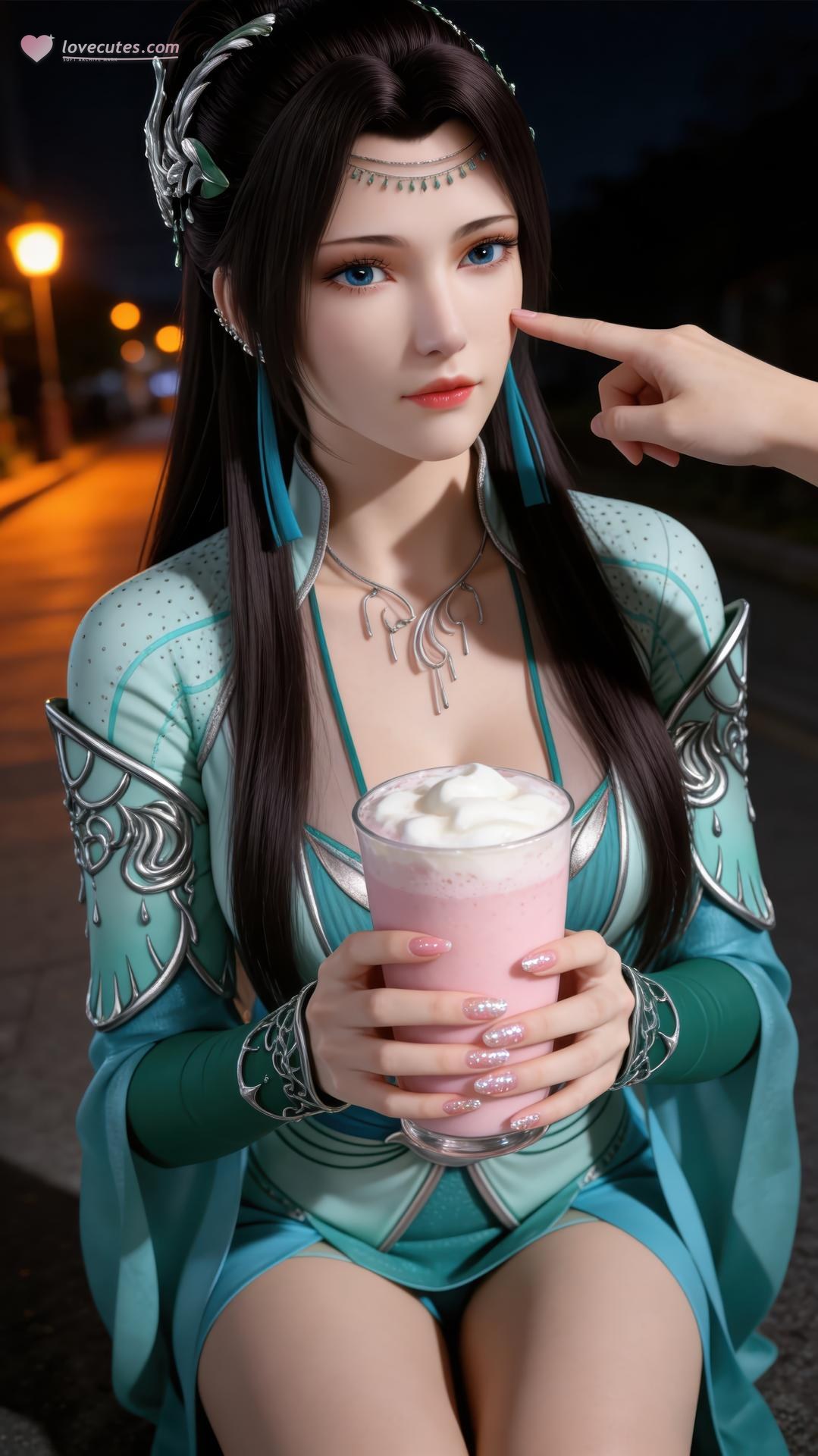 AI Porn - 闘破蒼穹 云韵 古風 ロングヘア キャラクター画像集 AI画像ギャラリー 941P