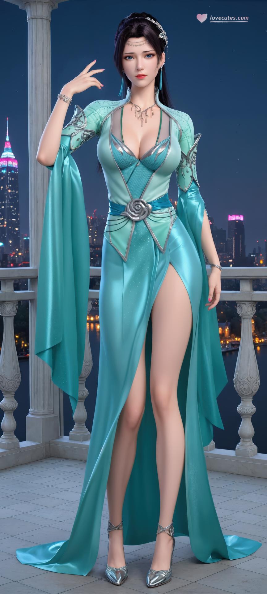 AI Porn - 斗破苍穹 云韵：古风长发角色写真AI成人向图集 941P