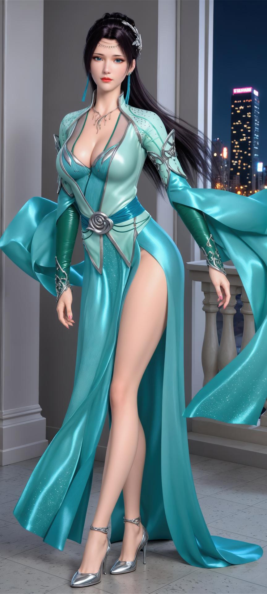 AI Porn - 斗破苍穹 云韵：古风长发角色写真AI成人向图集 941P
