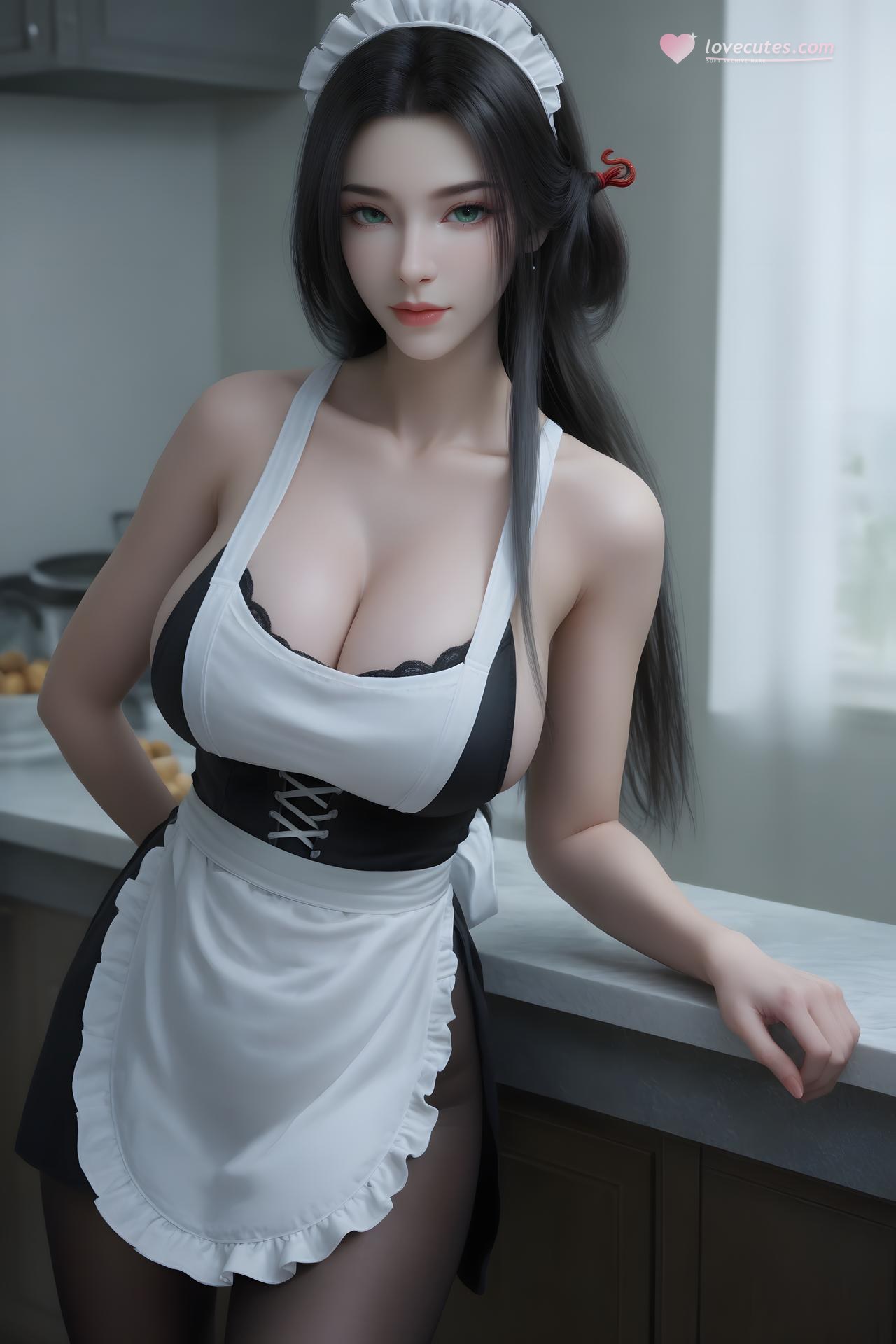 AI Porn - 尸魈 ダークファンタジー キャラクター画像集 ロングヘア AI画像ギャラリー 93P