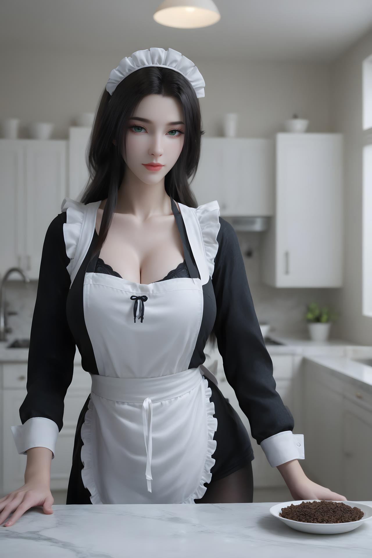 AI Porn - 尸魈 ダークファンタジー キャラクター画像集 ロングヘア AI画像ギャラリー 93P