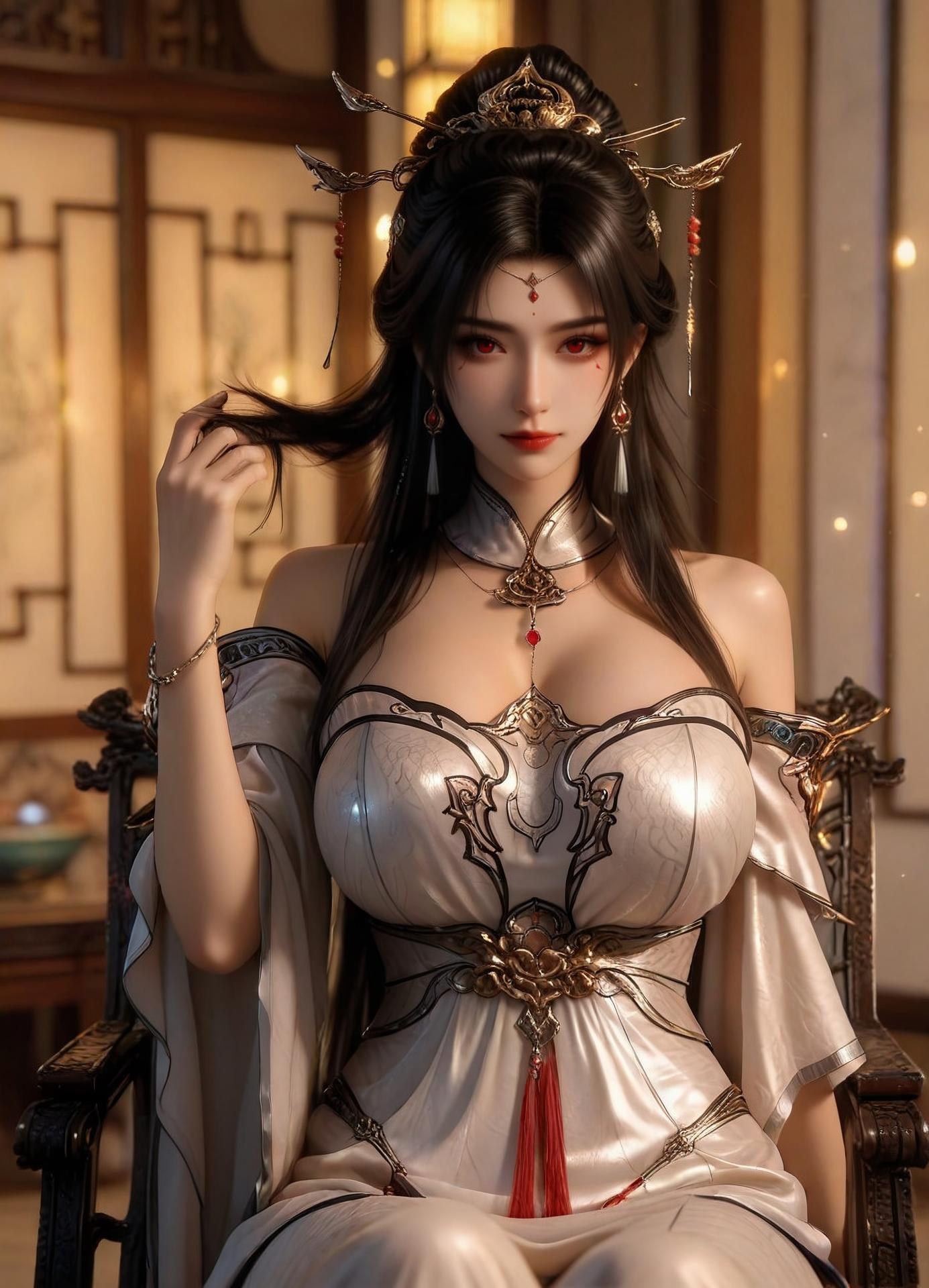 AI Porn - Tiên Nghịch Yao Xixue cổ phong bộ ảnh nhân vật tóc dài bộ sưu tập AI 110P