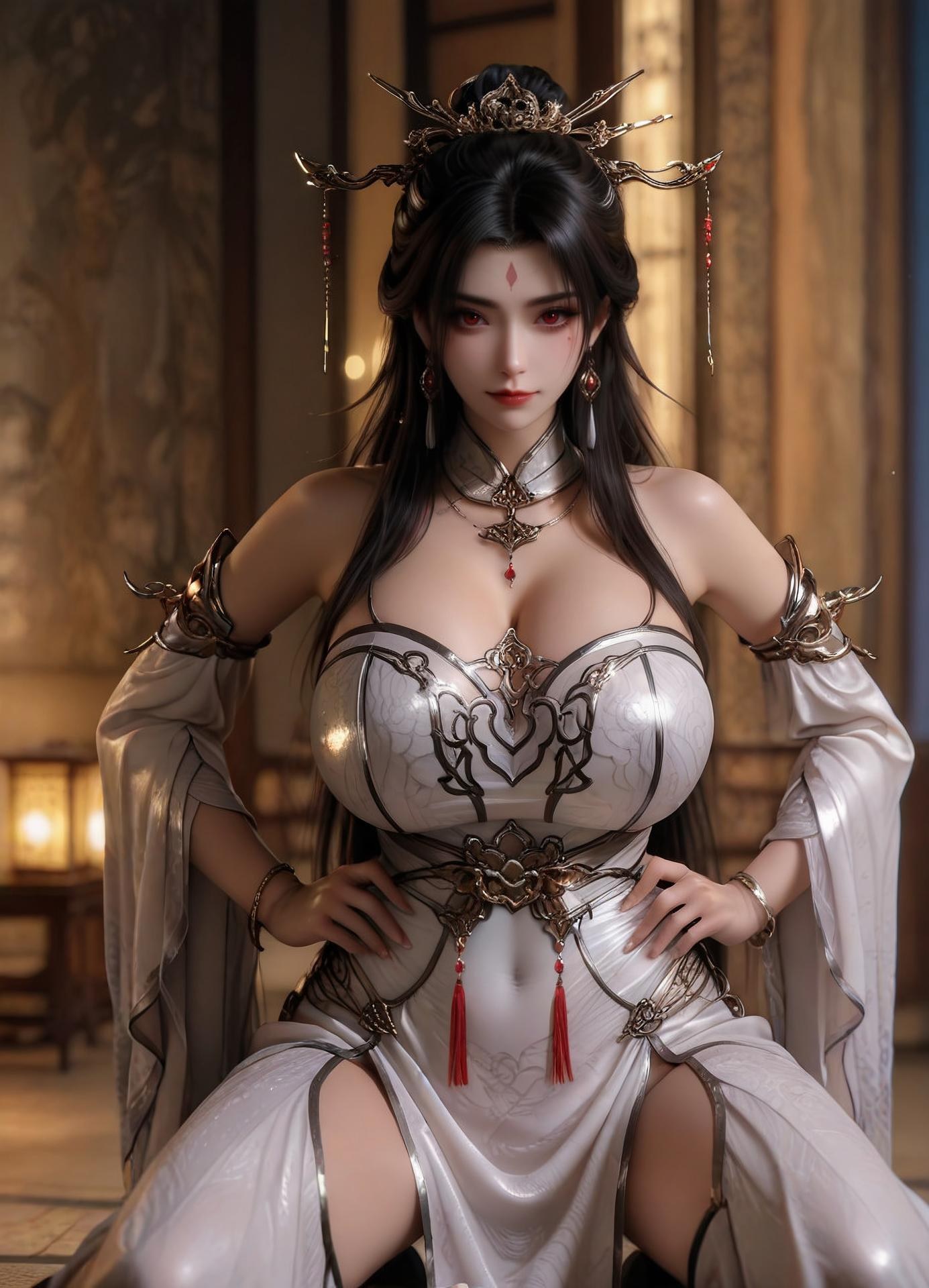 AI Porn - 仙逆 姚惜雪：古风角色寫真長髮AI成人向圖集 110P