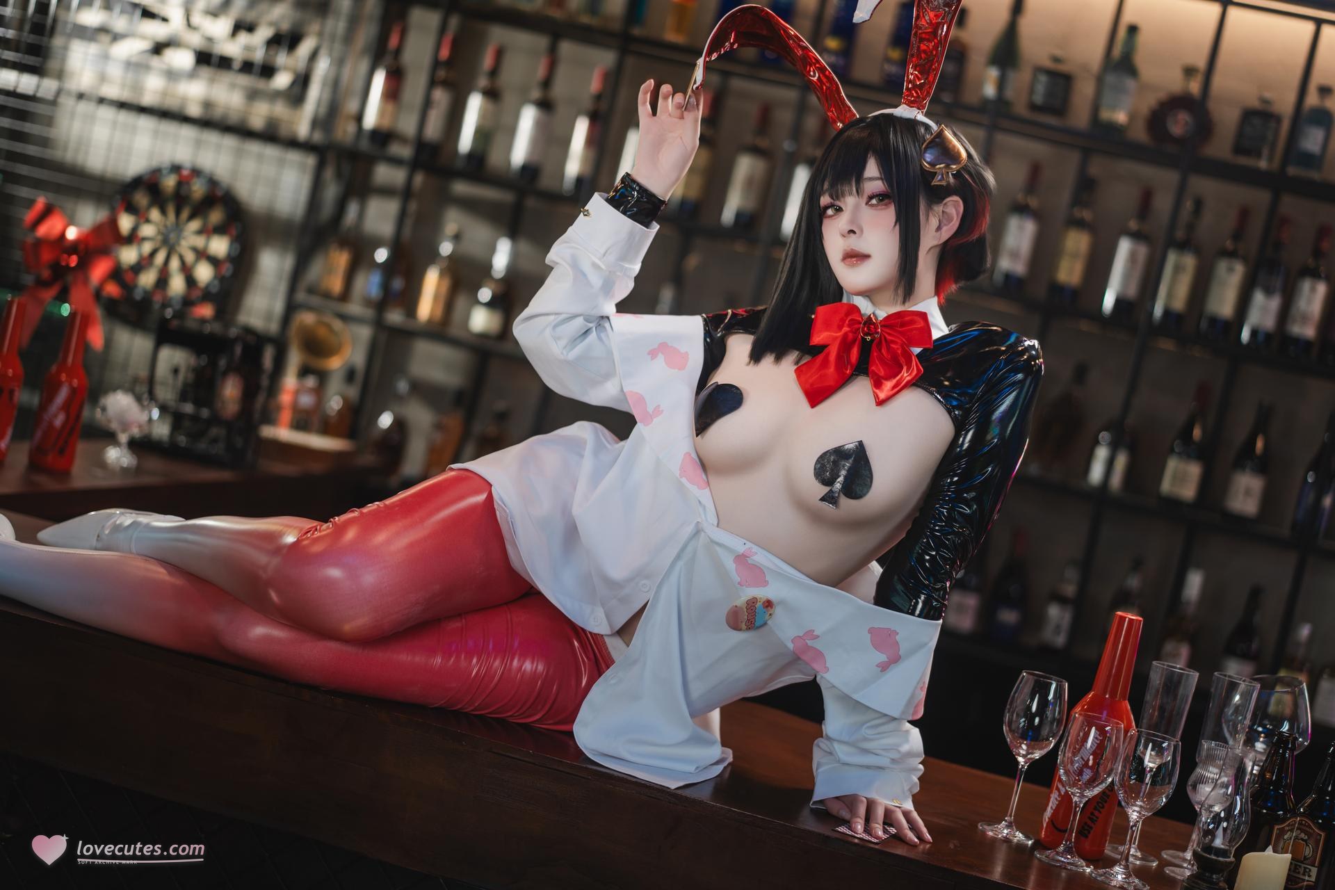 [cosplay] Natsuko Xiaxiazi - NIKKE Rouge Reverse Bunny コスプレ写真集 63P