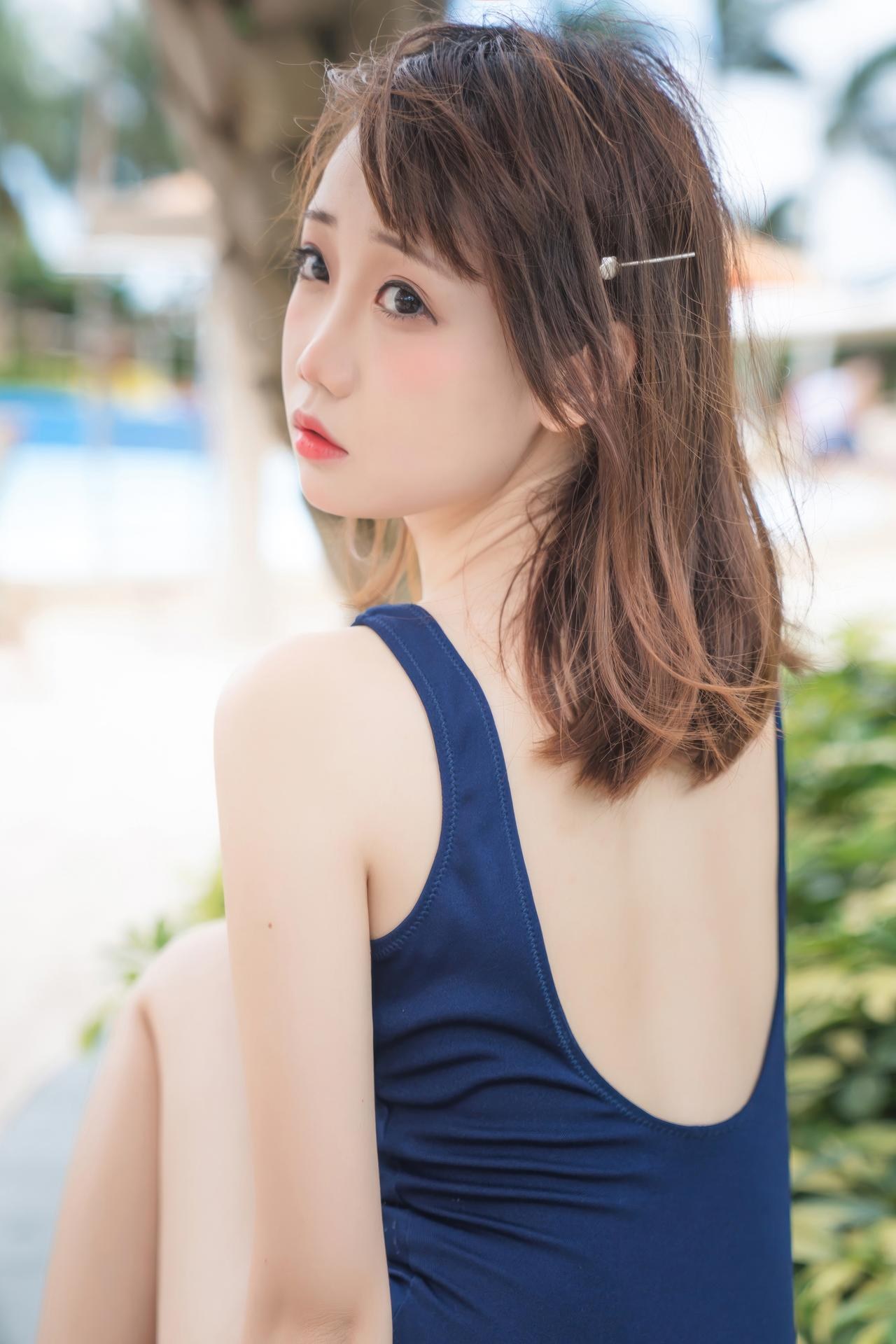 [Photo Set] Menmentan - school swimsuit Model Photo Set 20P
